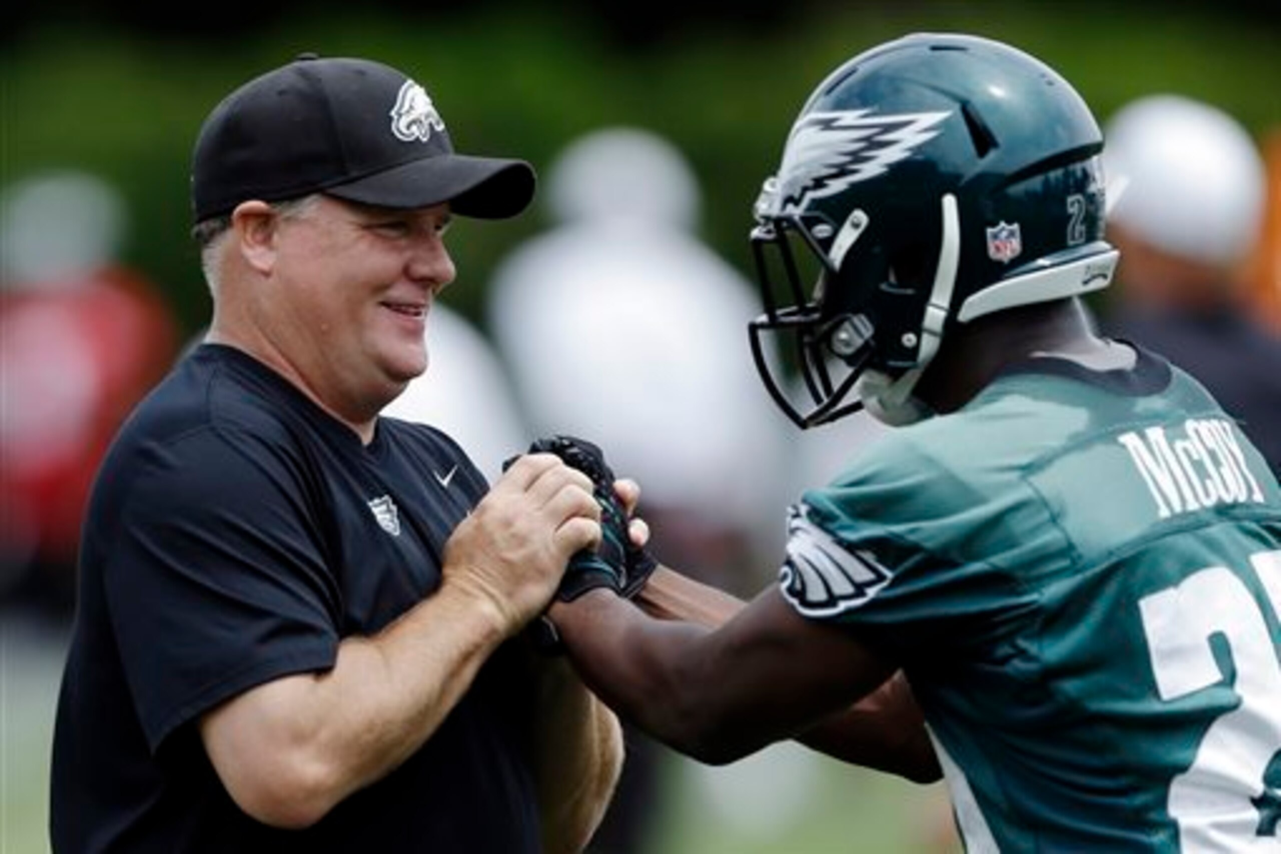 Chip Kelly's run-and-gun offense should help McCoy snap out of his funk at some point.