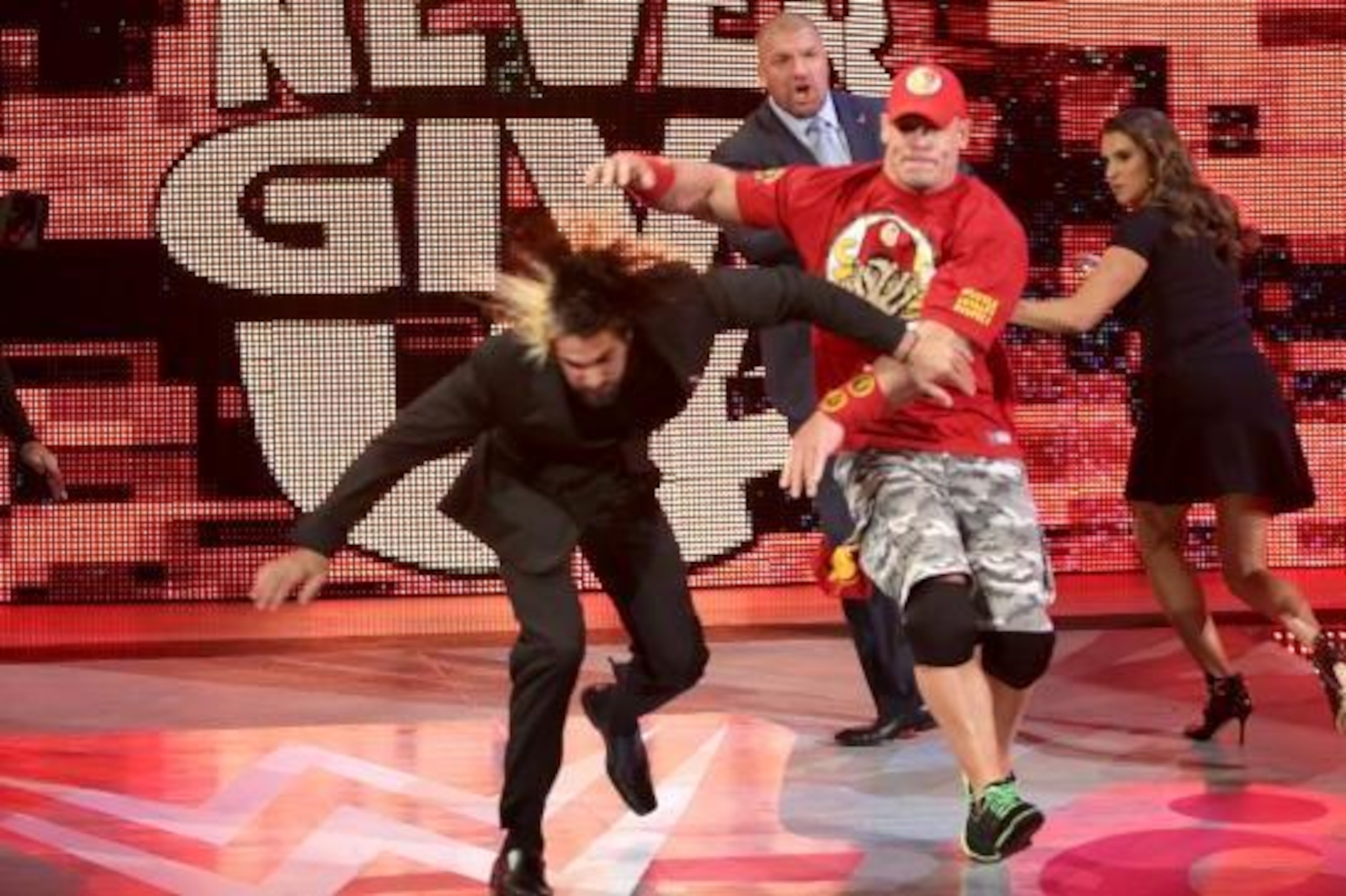 John Cena is clearly not done with Seth Rollins.