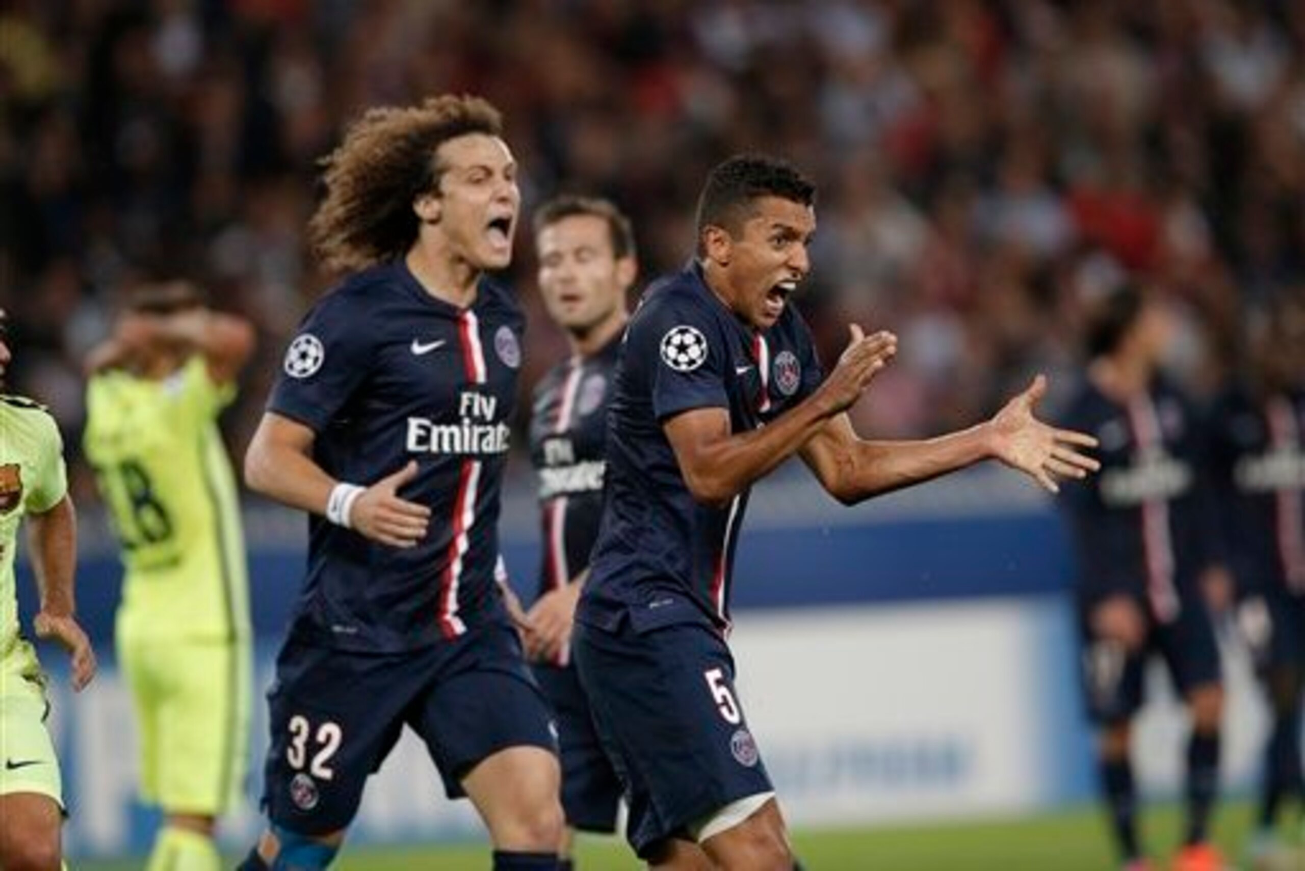 David Luiz scored the opener.
