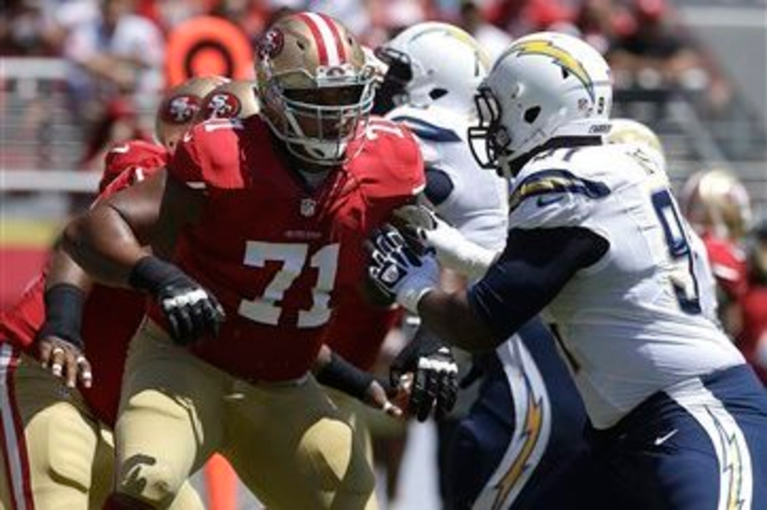 Jonathan Martin will have his hands full against Justin Houston.