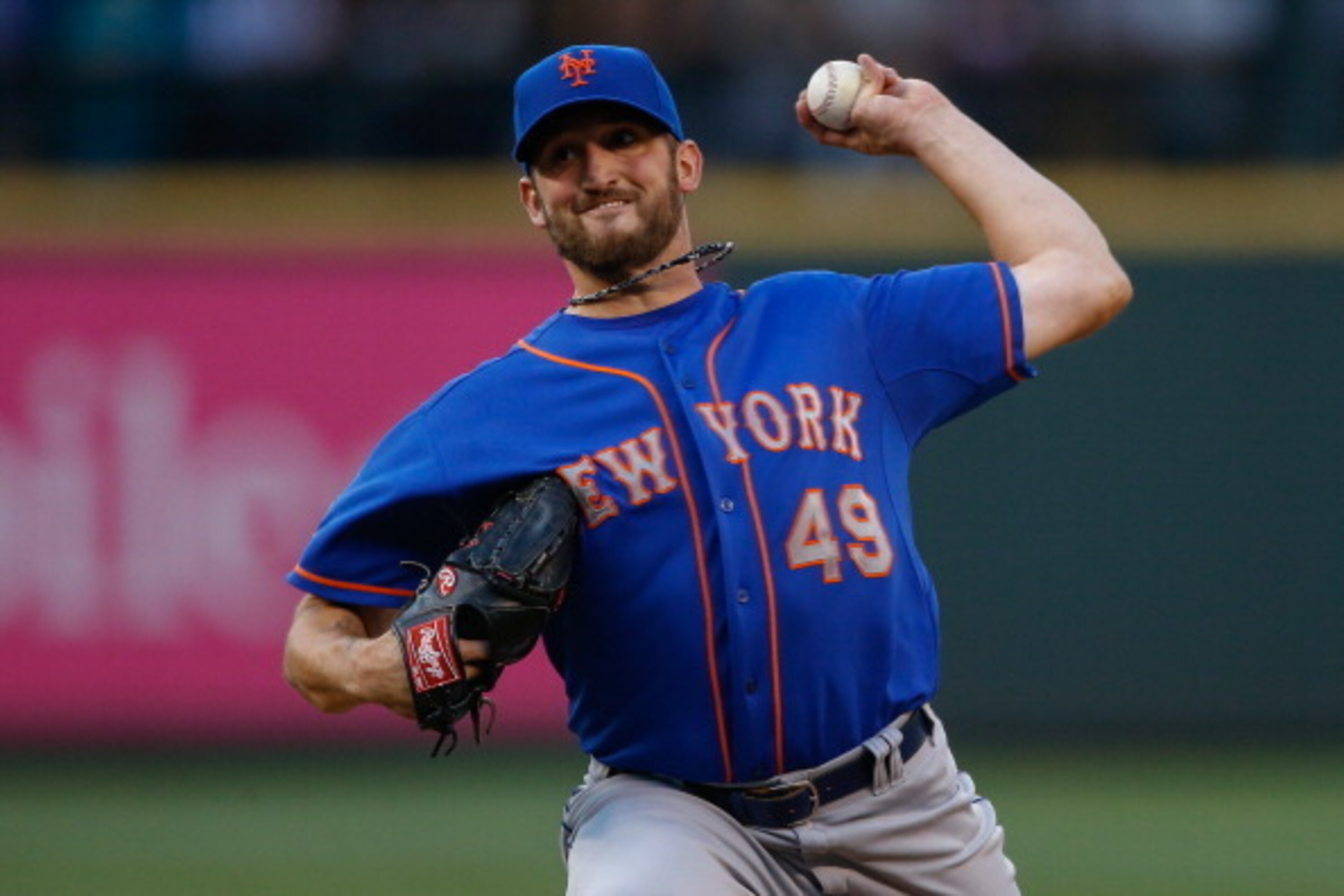 SEATTLE, WA - JULY 21: Starting pitcher Jon Niese #49 of the New York Mets pitches in the third inning against the Seattle Mariners at Safeco Field on July 21, 2014 in Seattle, Washington. (Photo by Otto Greule Jr/Getty Images) SEATTLE, WA - JULY 21: Starting pitcher Jon Niese #49 of the New York Mets pitches in the third inning against the Seattle Mariners at Safeco Field on July 21, 2014 in Seattle, Washington. (Photo by Otto Greule Jr/Getty Images)