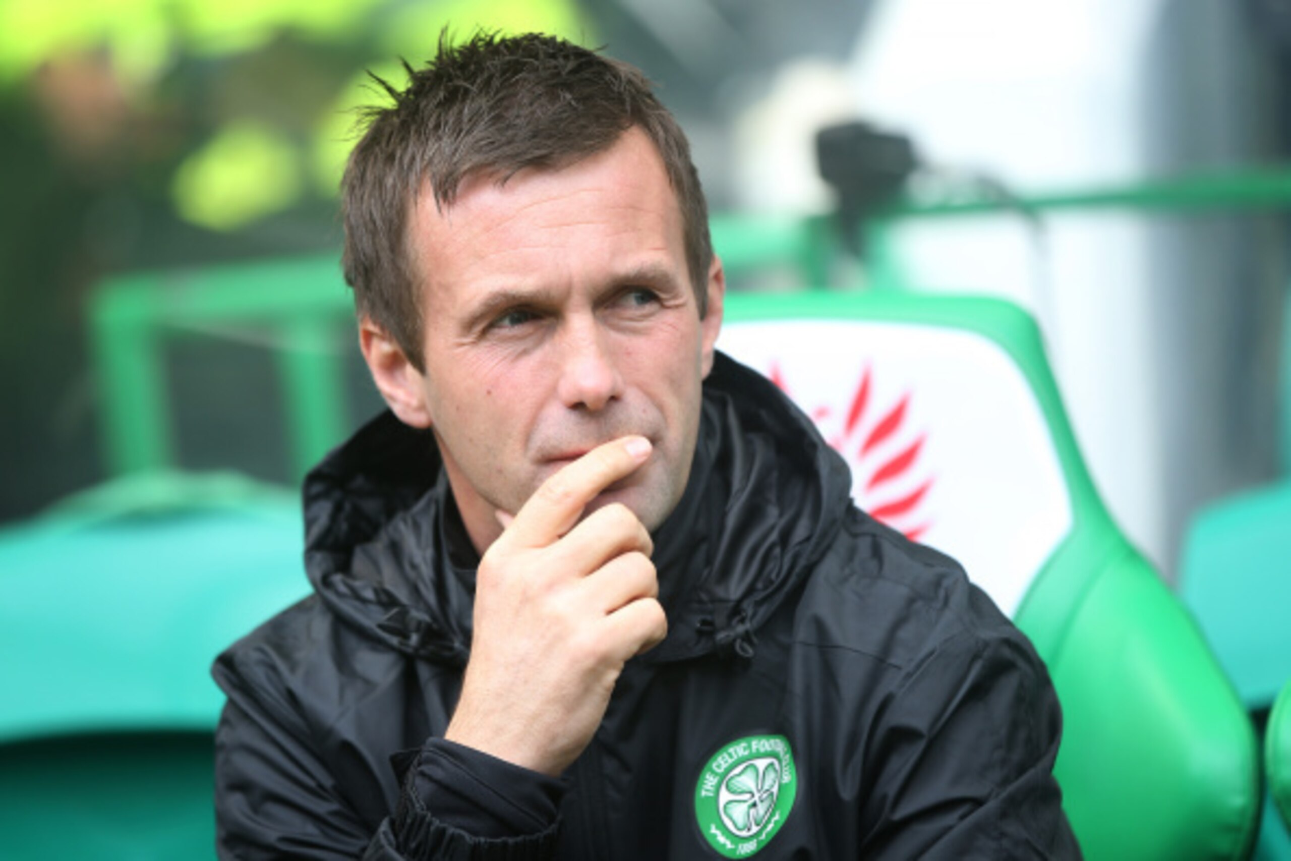 GLASGOW, SCOTLAND - AUGUST 16:  Celtic manager Ronny Delia looks on during the Scottish Premiership League Match between Celtic and Dundee United, at Celtic Park on August 16, 2014 Glasgow, Scotland. (Photo by Ian MacNicol/Getty Images)