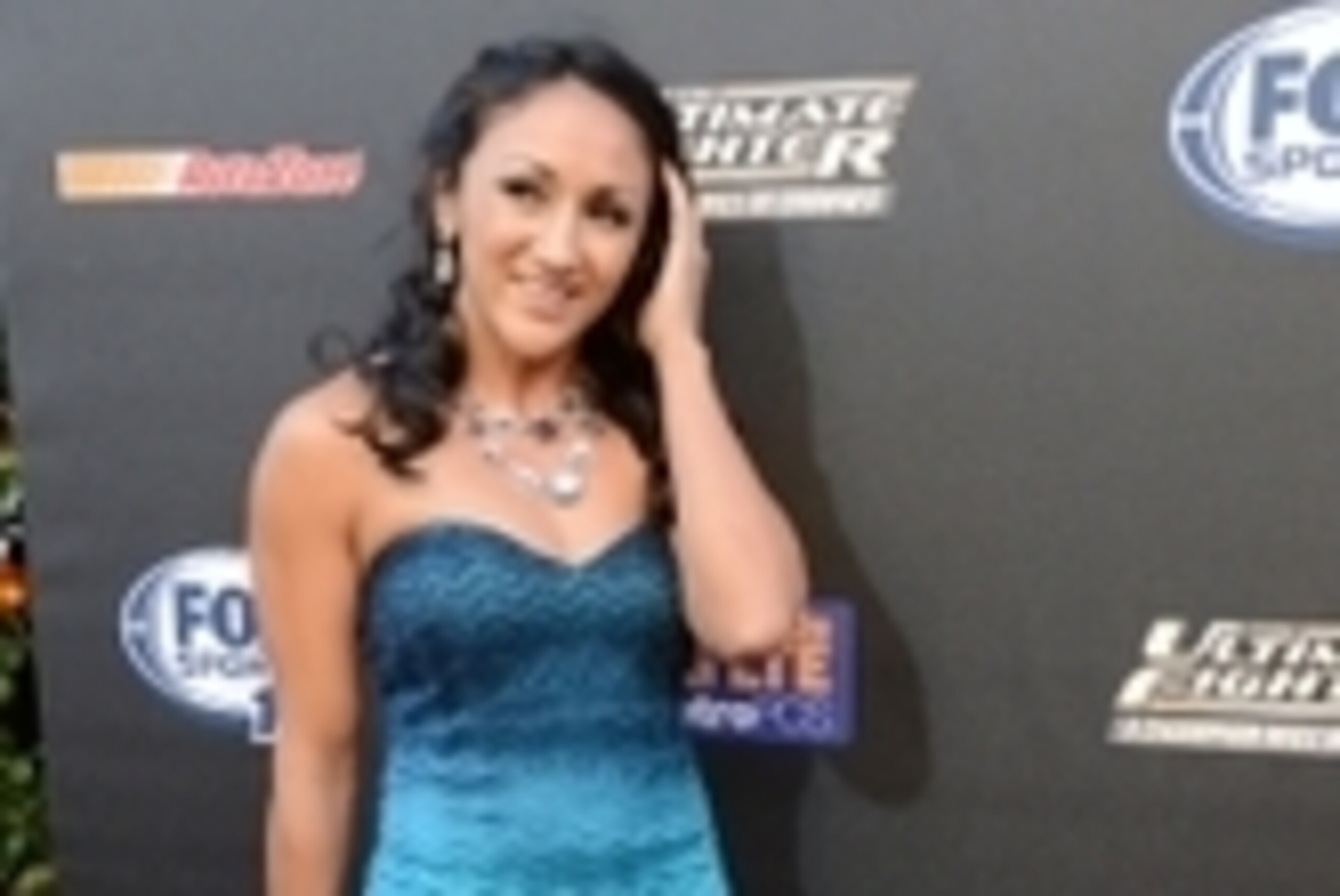 Sep 9, 2014; Los Angeles, CA, USA; Carla Esparza from Redondo Beach, CA arrives on the Red Carpet at Lure Nightclub for the premier of The Ultimate Fighter women in the newly formed women in the strawweight class. Mandatory Credit: Jayne Kamin-Oncea-USA T