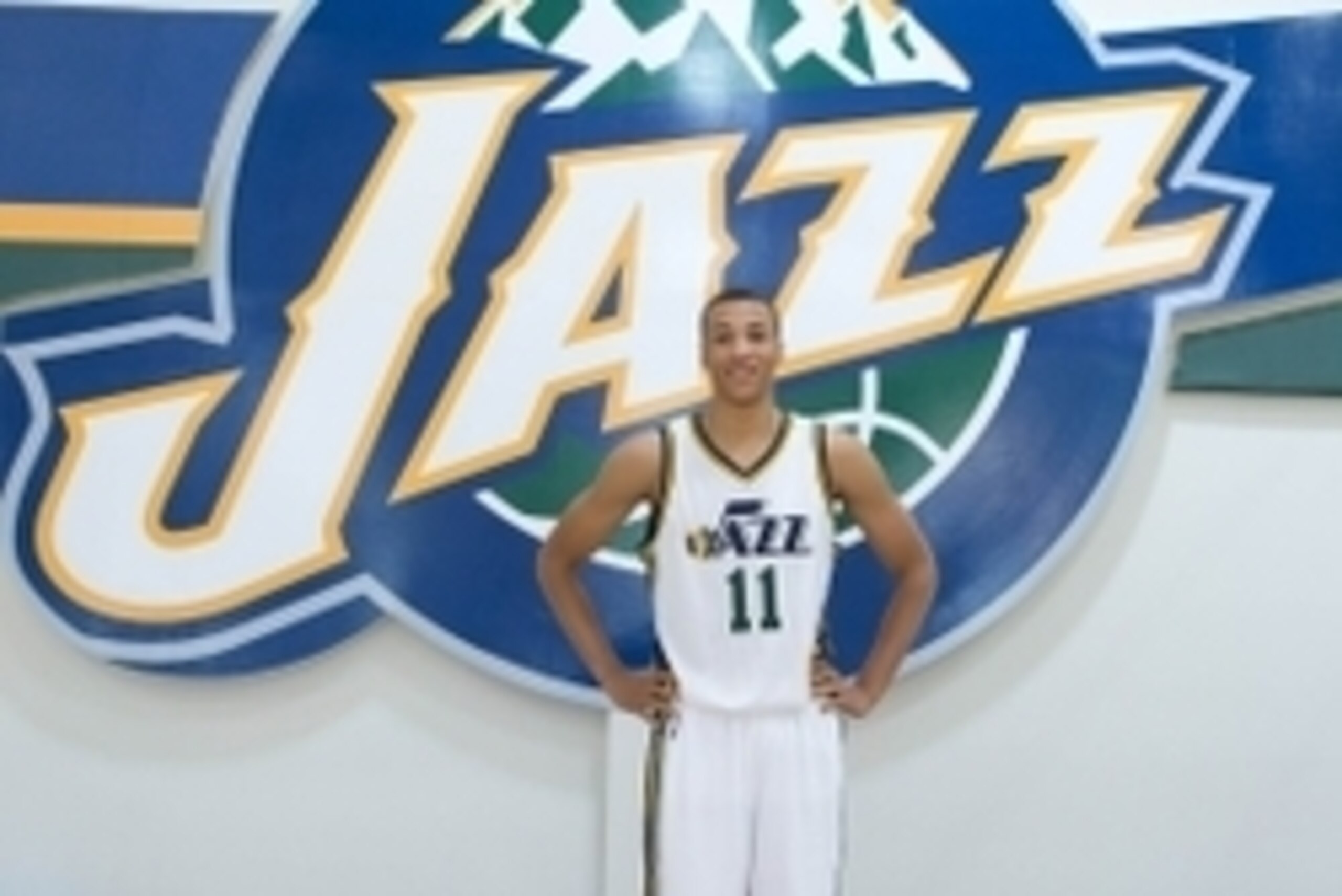 Sep 29, 2014; Salt Lake City, UT, USA; Utah Jazz guard Dante Exum during Media Day at Zions Bank Basketball Center. Mandatory Credit: Russ Isabella-USA TODAY Sports