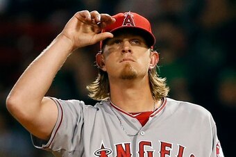 Jered Weaver is going to need eyes in the back of his head (and maybe on the sides as well).