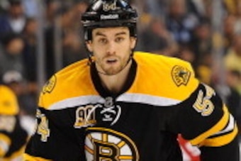 BOSTON, MA - NOVEMBER 7: Adam McQuaid #54 of the Boston Bruins skates against the Florida Panthers at the TD Garden on November 7, 2013 in Boston, Massachusetts.  (Photo by Brian Babineau/NHLI via Getty Images)