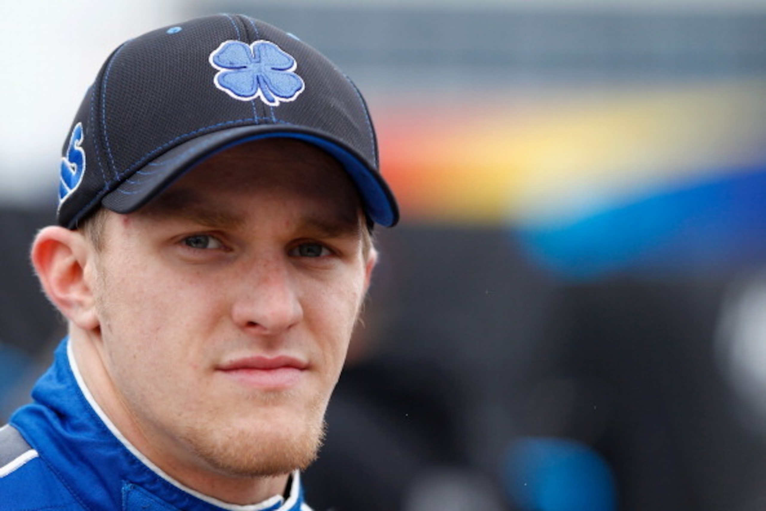 FORT WORTH, TX - APRIL 05:  Parker Kligerman, driver of the #30 SMS Audio Toyota, looks on during qualifying for the NASCAR Sprint Cup Series Duck Commander 500 at Texas Motor Speedway on April 5, 2014 in Fort Worth, Texas.  (Photo by Jonathan Ferrey/Gett