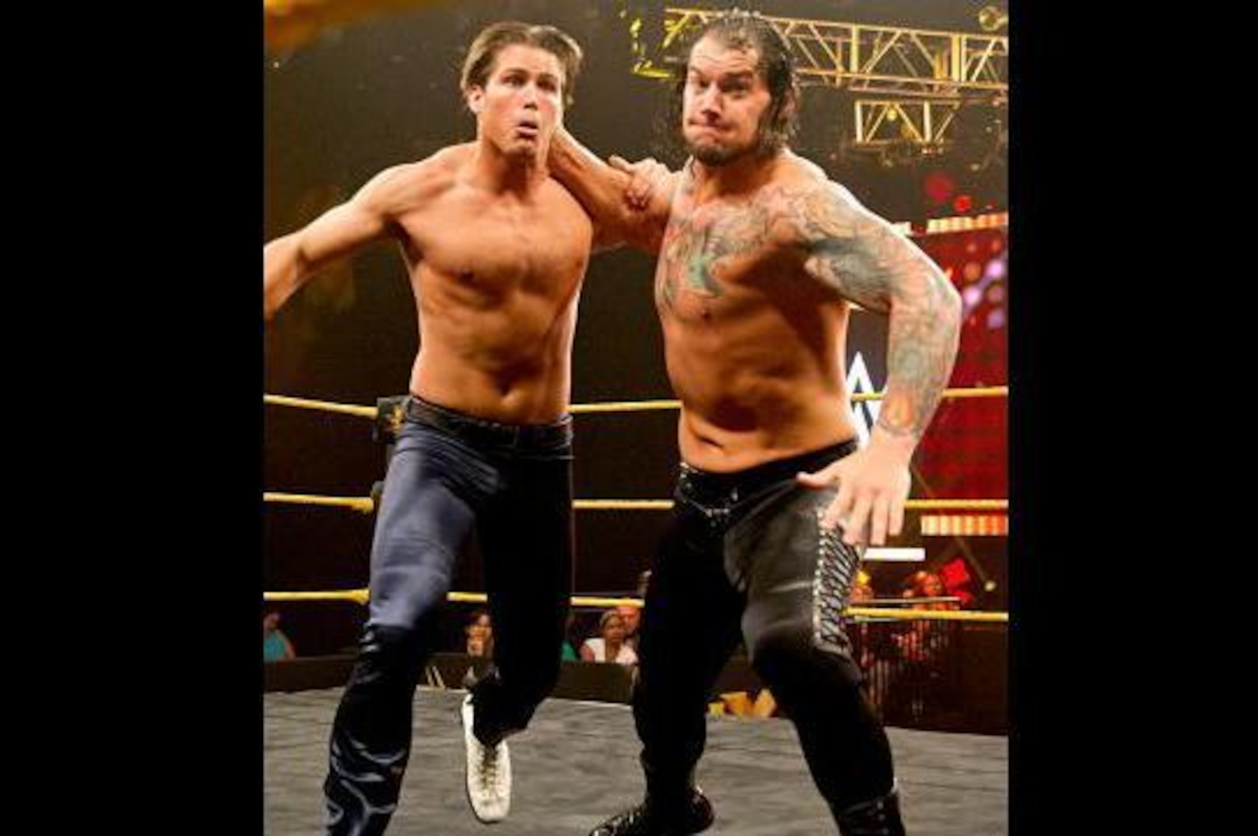 Baron Corbin on the attack.