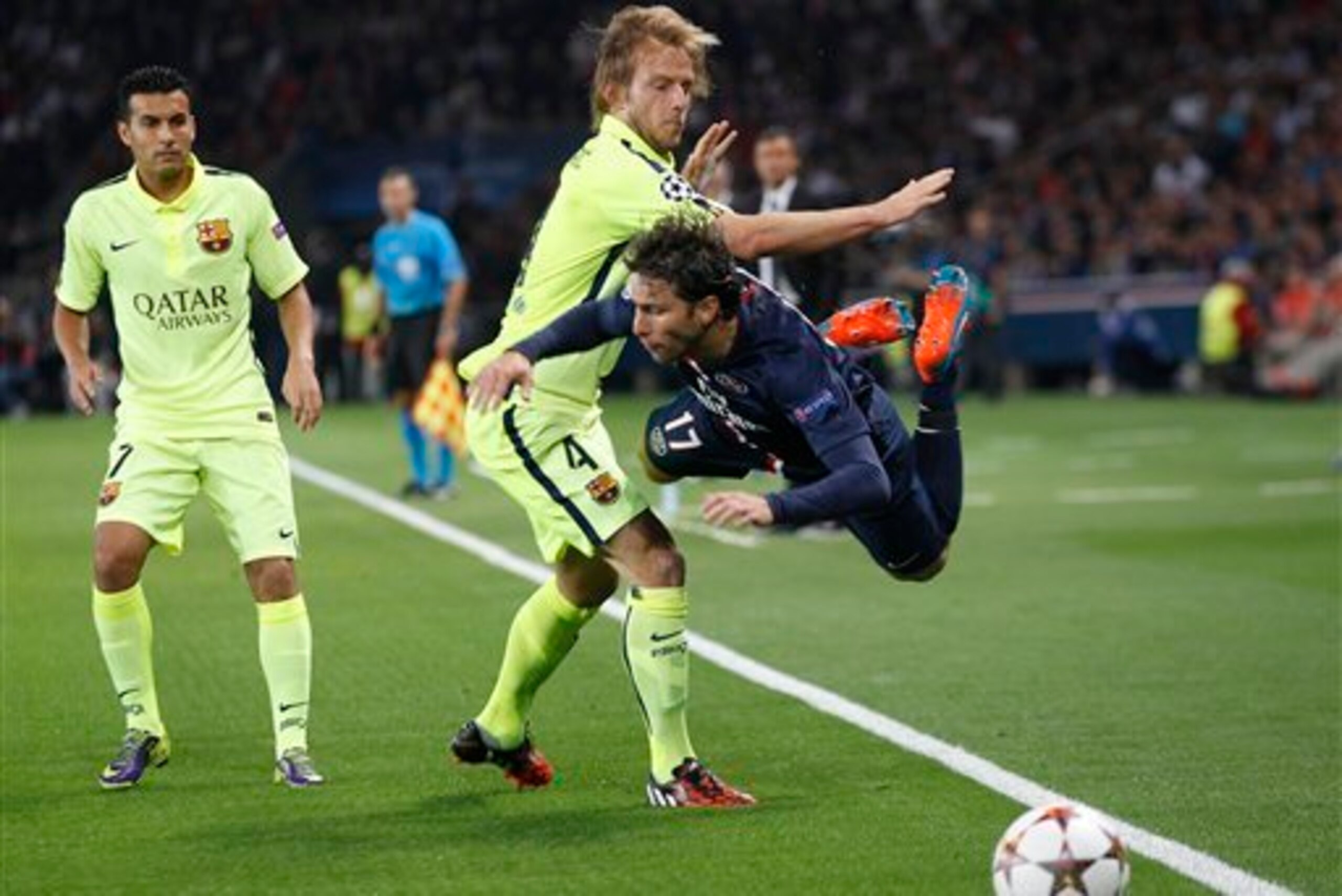 Ivan Rakitic likes a bit of rough and tumble.