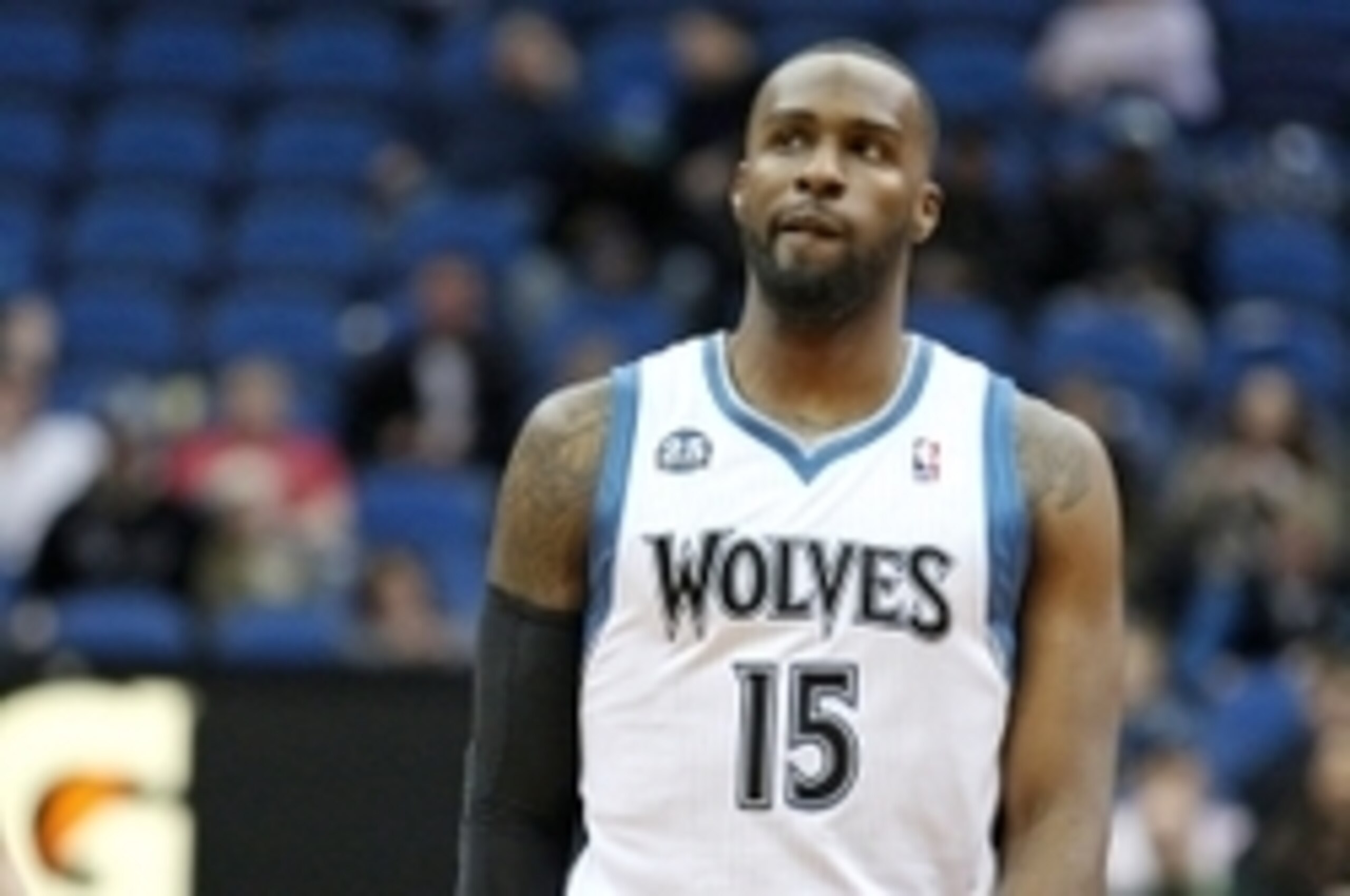 Feb 10, 2014; Minneapolis, MN, USA; Minnesota Timberwolves forward Shabazz Muhammad (15) against the Houston Rockets at Target Center. The Rockets defeated the Timberwolves 107-89. Mandatory Credit: Brace Hemmelgarn-USA TODAY Sports Feb 10, 2014; Minneapolis, MN, USA; Minnesota Timberwolves forward Shabazz Muhammad (15) against the Houston Rockets at Target Center. The Rockets defeated the Timberwolves 107-89. Mandatory Credit: Brace Hemmelgarn-USA TODAY Sports