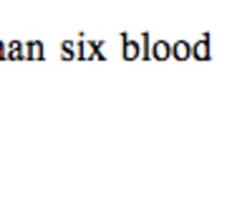 Previous PED policies did not allow for blood testing.