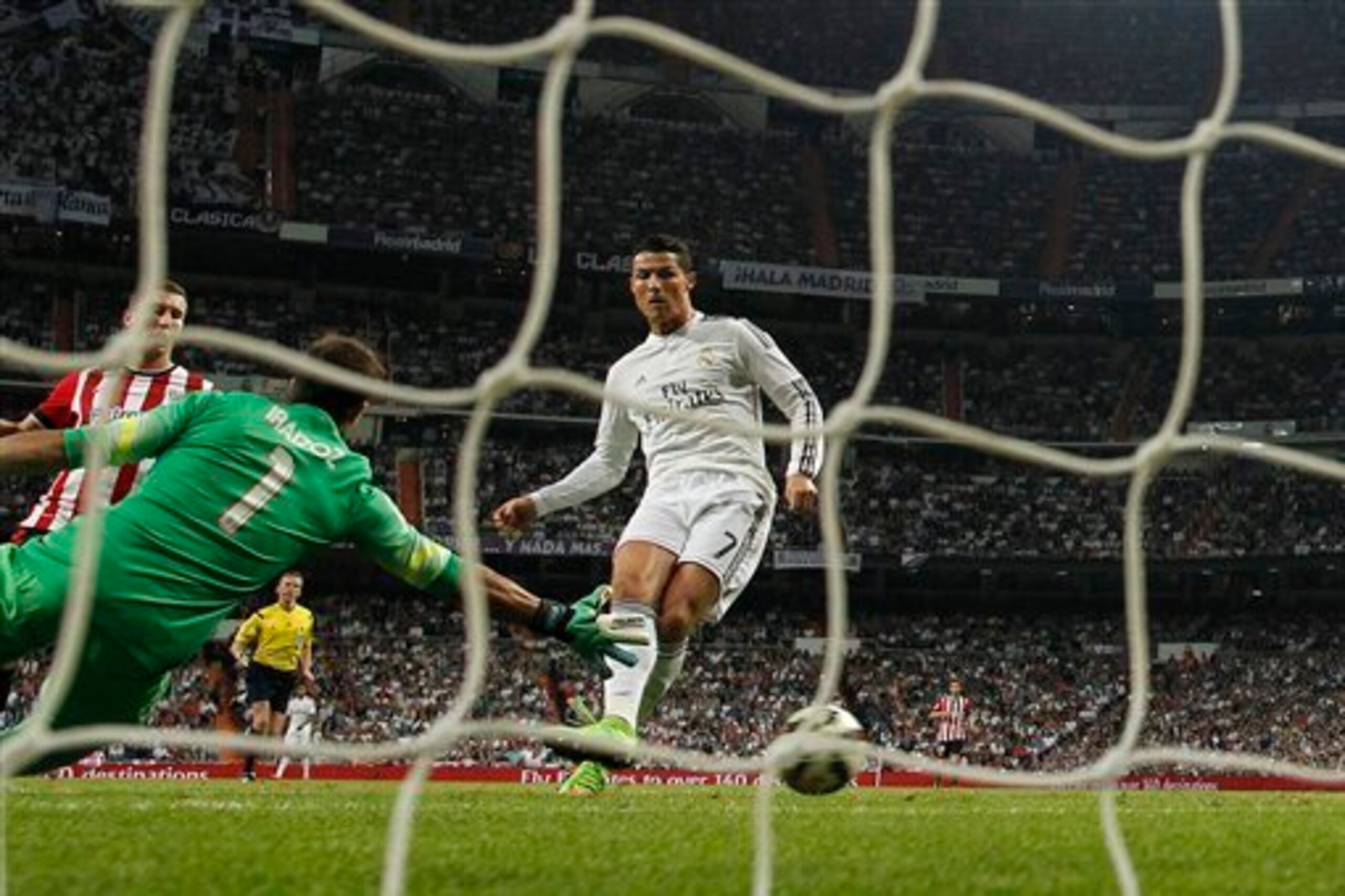 Ronaldo slots home from a Bale cross.