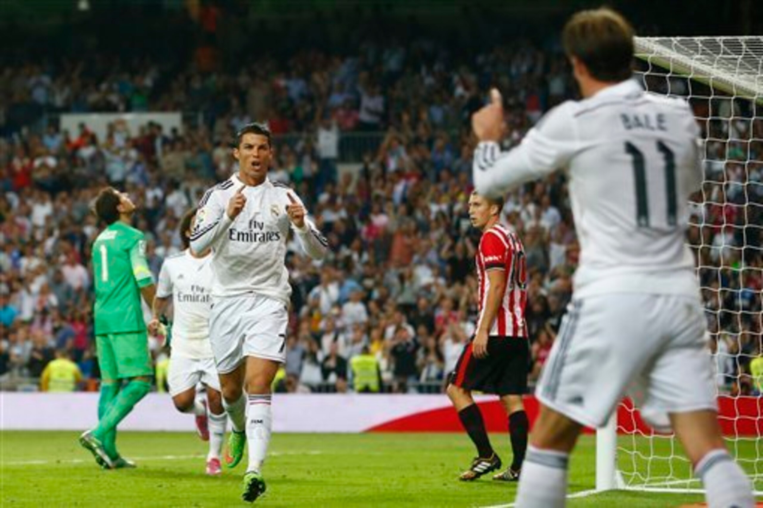 Bale linked up with Ronaldo to great effect.