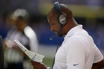 "Hmmm, where's that play where I let Luck throw it?"
