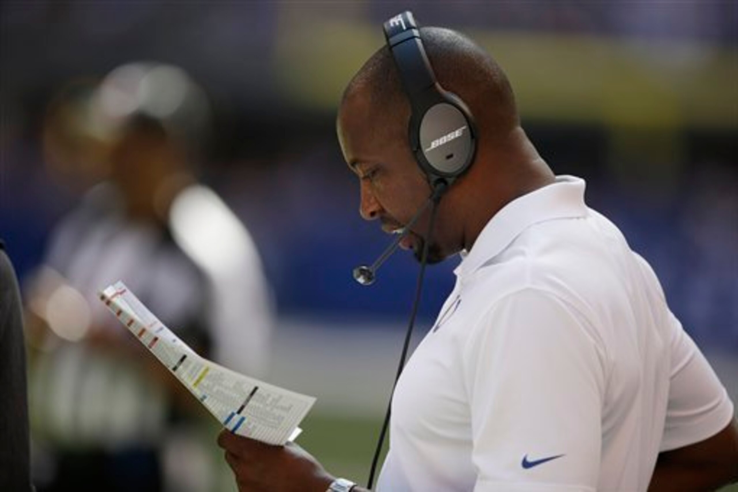 "Hmmm, where's that play where I let Luck throw it?"