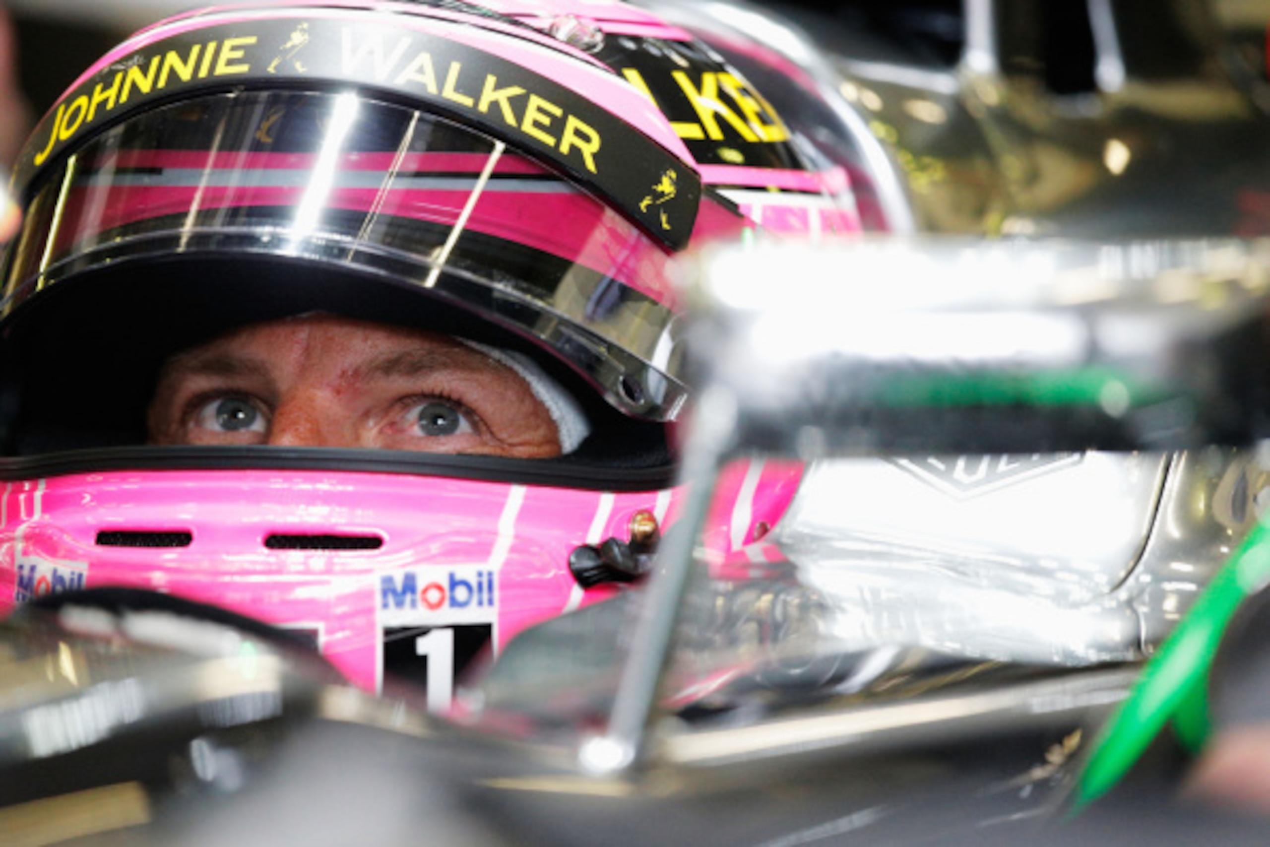 SPA, BELGIUM - AUGUST 22:  Jenson Button of Great Britain and McLaren drives during practice ahead of the Belgian Grand Prix at Circuit de Spa-Francorchamps on August 22, 2014 in Spa, Belgium.  (Photo by Dean Mouhtaropoulos/Getty Images)