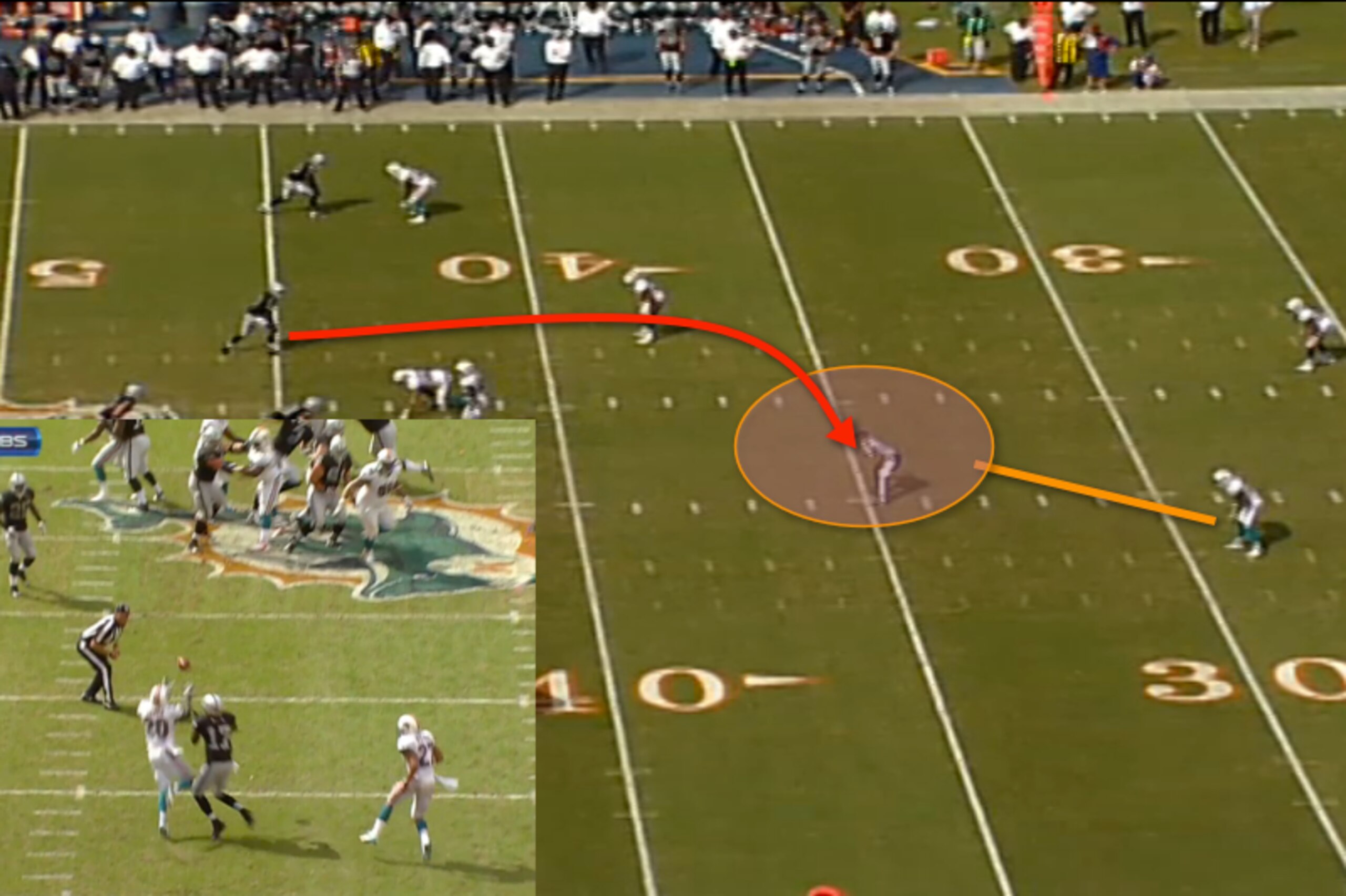 Jones read Carson Palmer's eyes and intercepted this pass back in 2012.