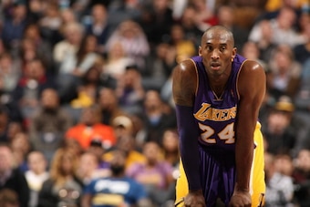 CHARLOTTE, NC - DECEMBER 14:  Kobe Bryant #24 of the Los Angeles Lakers during the game against the Charlotte Bobcats at the Time Warner Cable Arena on December 14, 2013 in Charlotte, North Carolina.  NOTE TO USER: User expressly acknowledges and agrees t