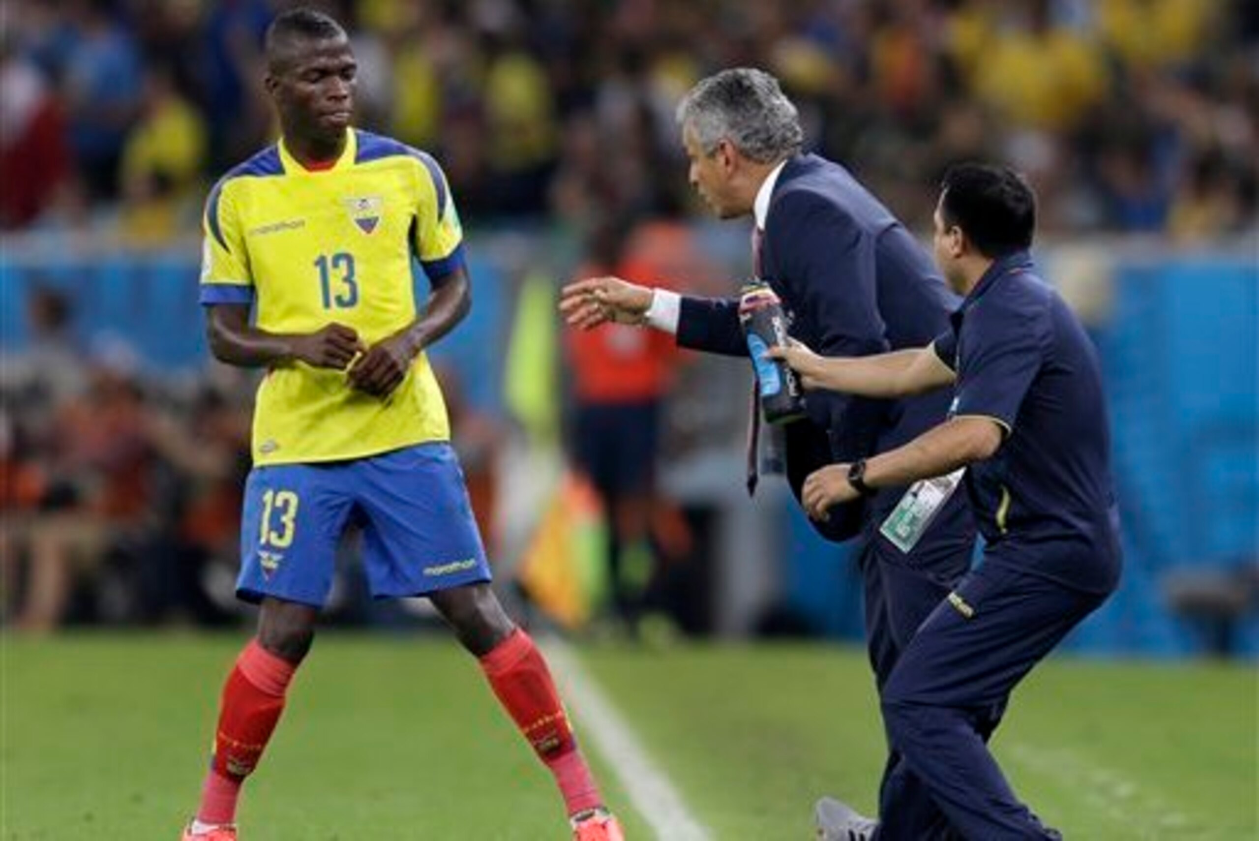 Striker Enner Valencia is Ecuador's main danger man.