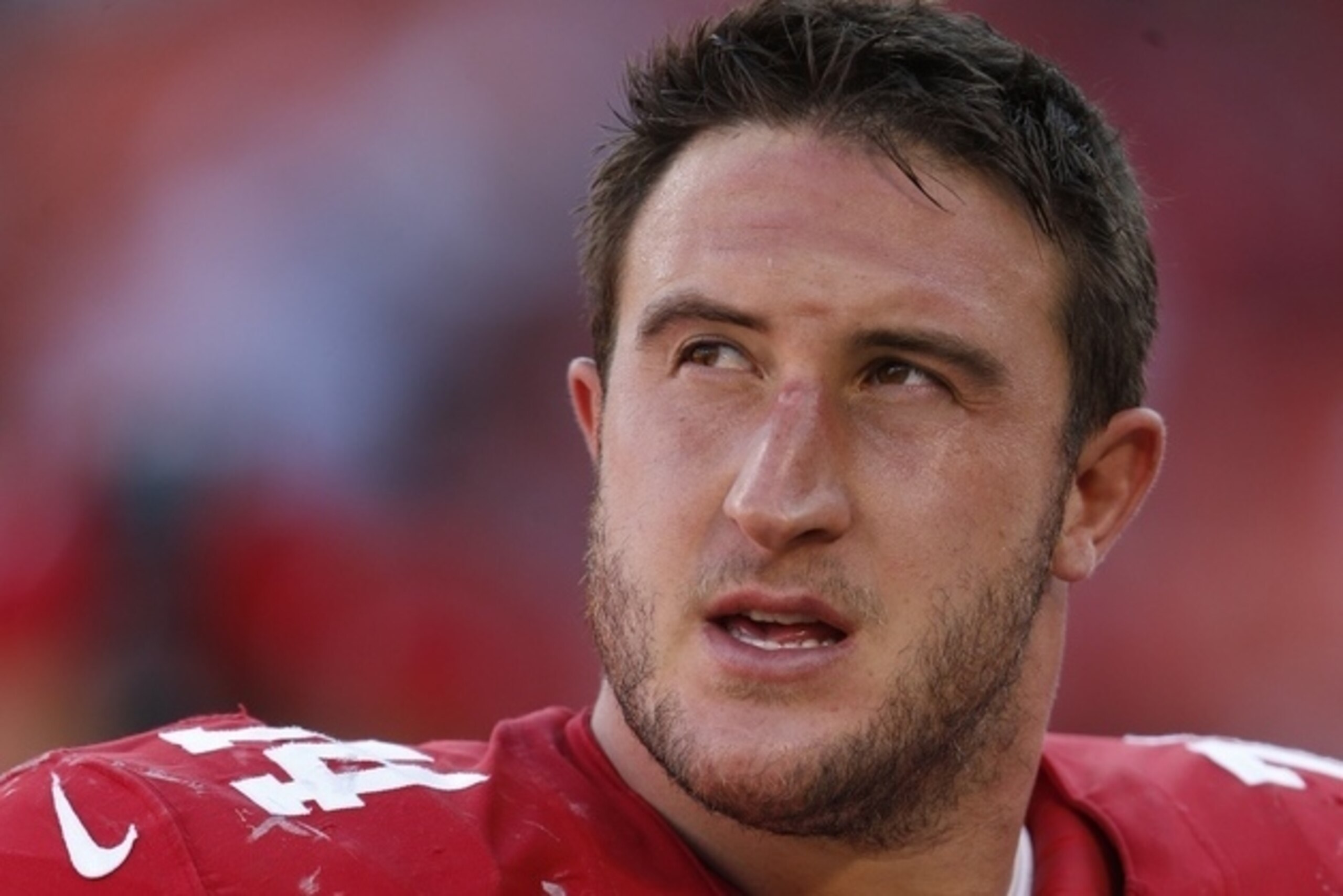 Staley's pass-blocking will have to contend with Quinn.