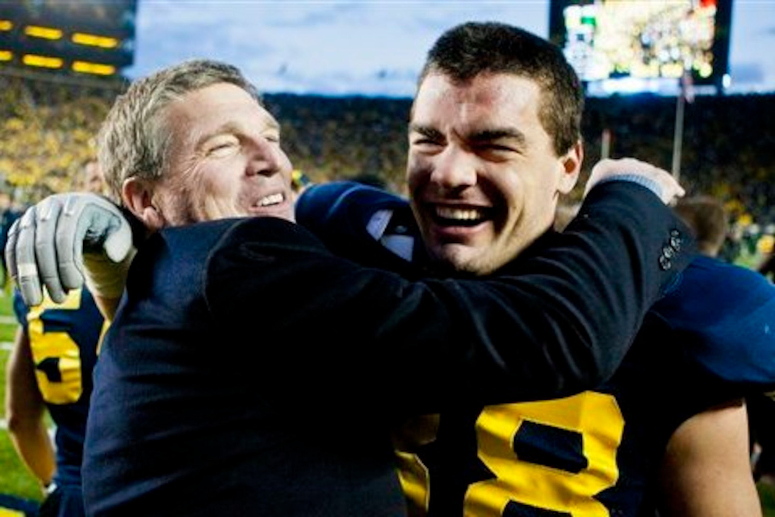 Athletic director David Brandon in happier times