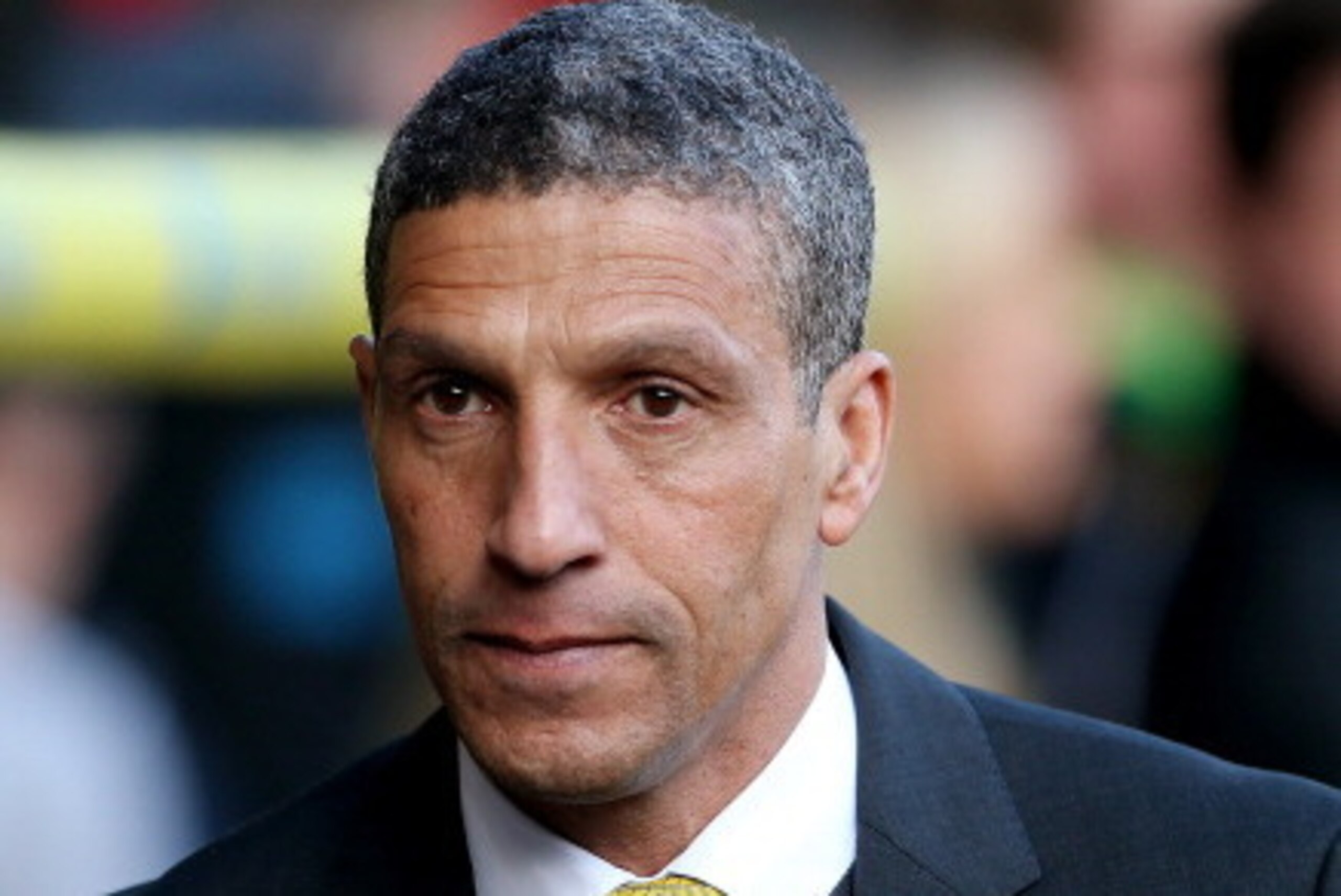 NORWICH, ENGLAND - MARCH 22:  Norwich manager Chris Hughton during the Barclays Premier League match between Norwich City and Sunderland at Carrow Road on March 22, 2014 in Norwich, England.  (Photo by Scott Heavey/Getty Images)