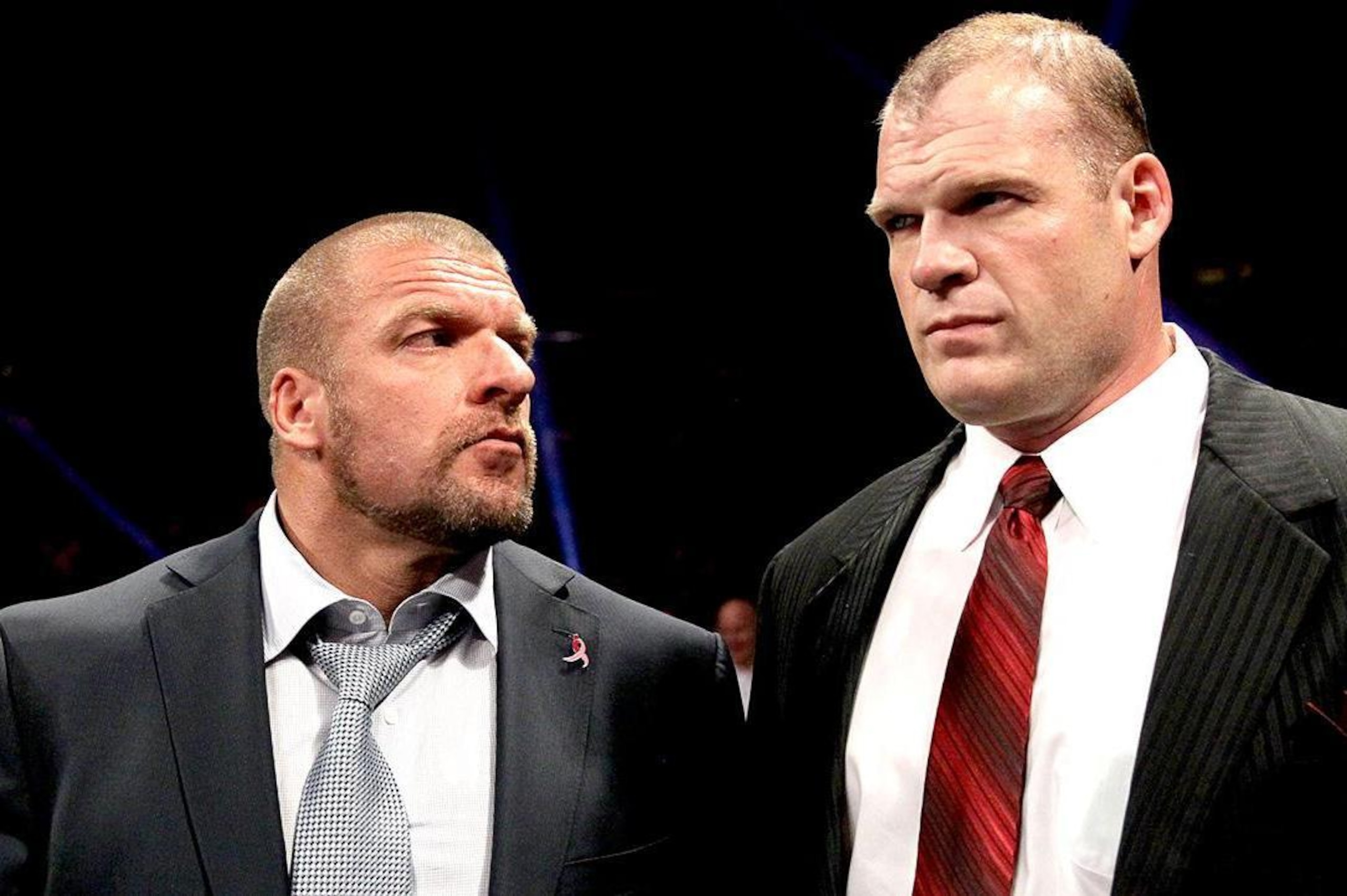 Triple H with Corporate Kane