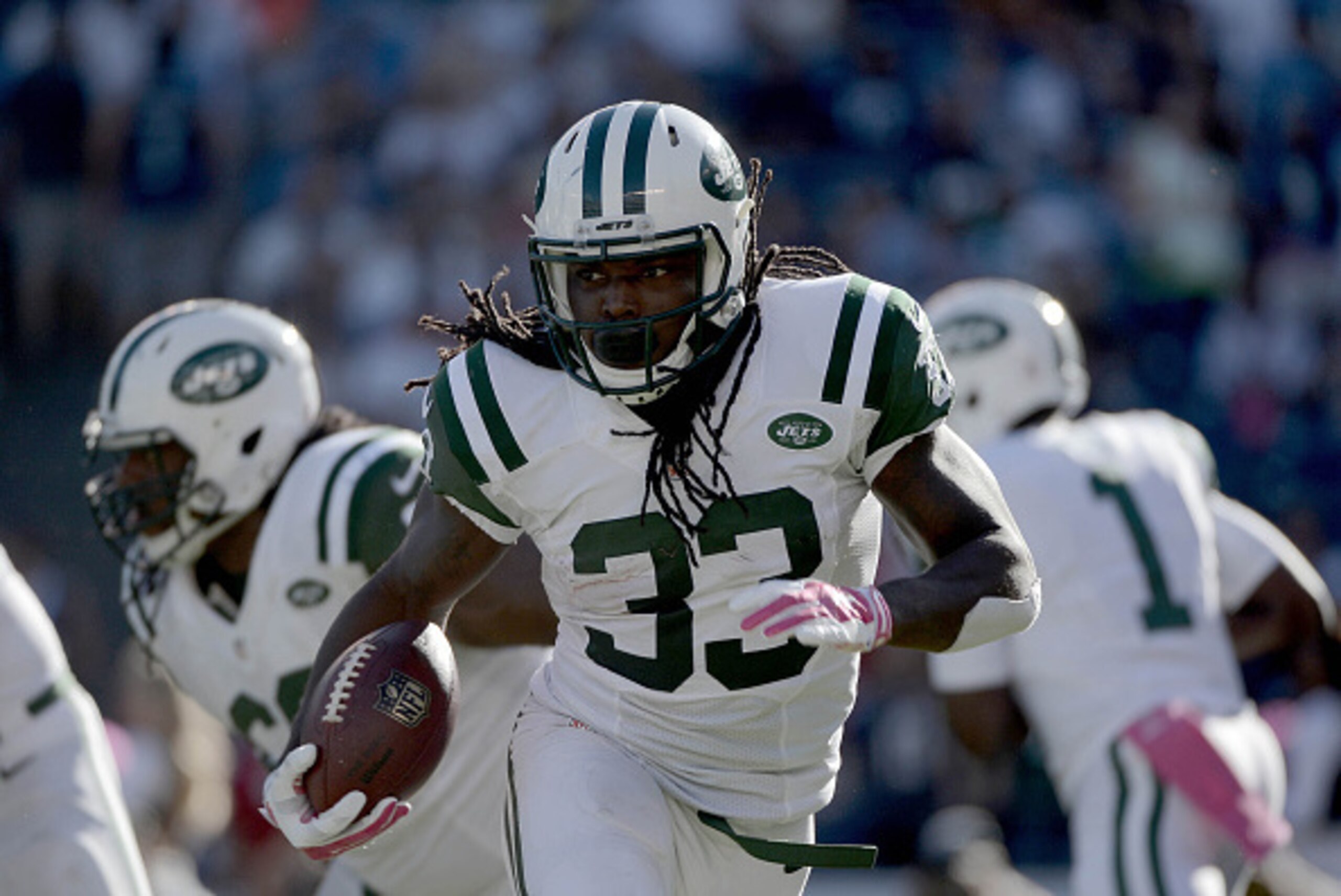 SAN DIEGO - OCTOBER 5: Chris Ivory #33 the New York Jets runs against the San Diego Chargers during their NFL game at Qualcomm Stadium on October 5, 2014 in San Diego, California. (Photo by Donald Miralle/Getty Images) SAN DIEGO - OCTOBER 5: Chris Ivory #33 the New York Jets runs against the San Diego Chargers during their NFL game at Qualcomm Stadium on October 5, 2014 in San Diego, California. (Photo by Donald Miralle/Getty Images)