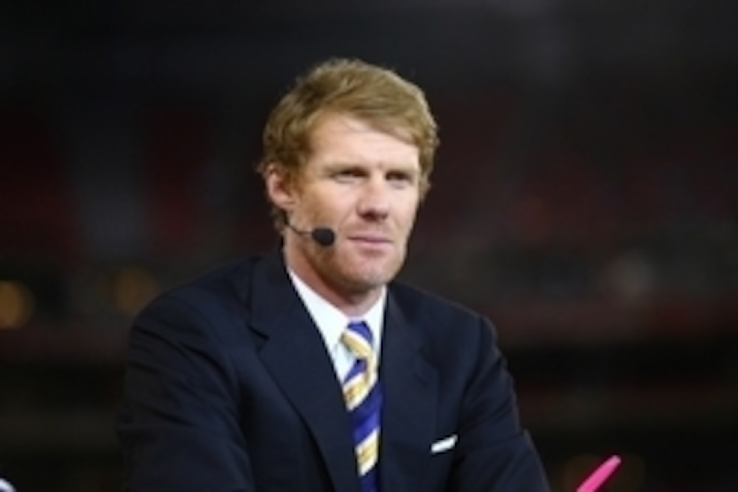 Apr 2, 2014; Glendale, AZ, USA; ESPN announcer Alexi Lalas prior to the game between USA and Mexico during a friendly match at University of Phoenix Stadium. The game ended in a 2-2 tie. Mandatory Credit: Mark J. Rebilas-USA TODAY Sports Apr 2, 2014; Glendale, AZ, USA; ESPN announcer Alexi Lalas prior to the game between USA and Mexico during a friendly match at University of Phoenix Stadium. The game ended in a 2-2 tie. Mandatory Credit: Mark J. Rebilas-USA TODAY Sports