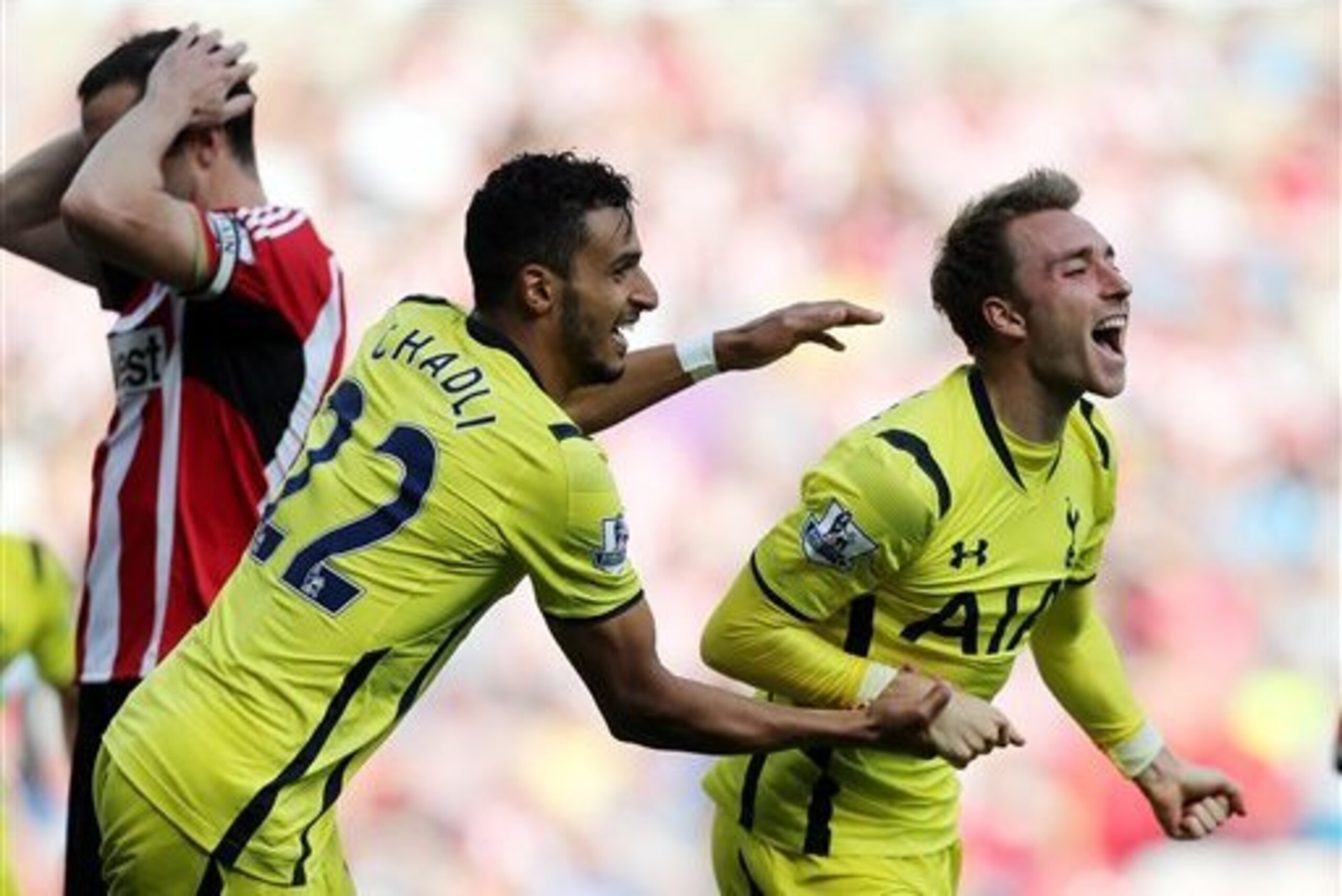 Eriksen is developing a good understanding with Nacer Chadli, as well as Erik Lamela.