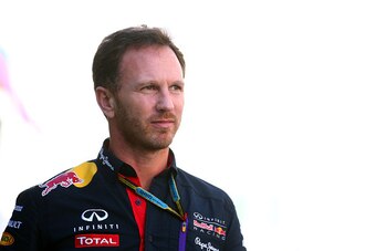 SOCHI, RUSSIA - OCTOBER 10:  Infiniti Red Bull Racing Team Principal Christian Horner leaves the circuit after practice ahead of the Russian Formula One Grand Prix at Sochi Autodrom on October 10, 2014 in Sochi, Russia.  (Photo by Mark Thompson/Getty Imag