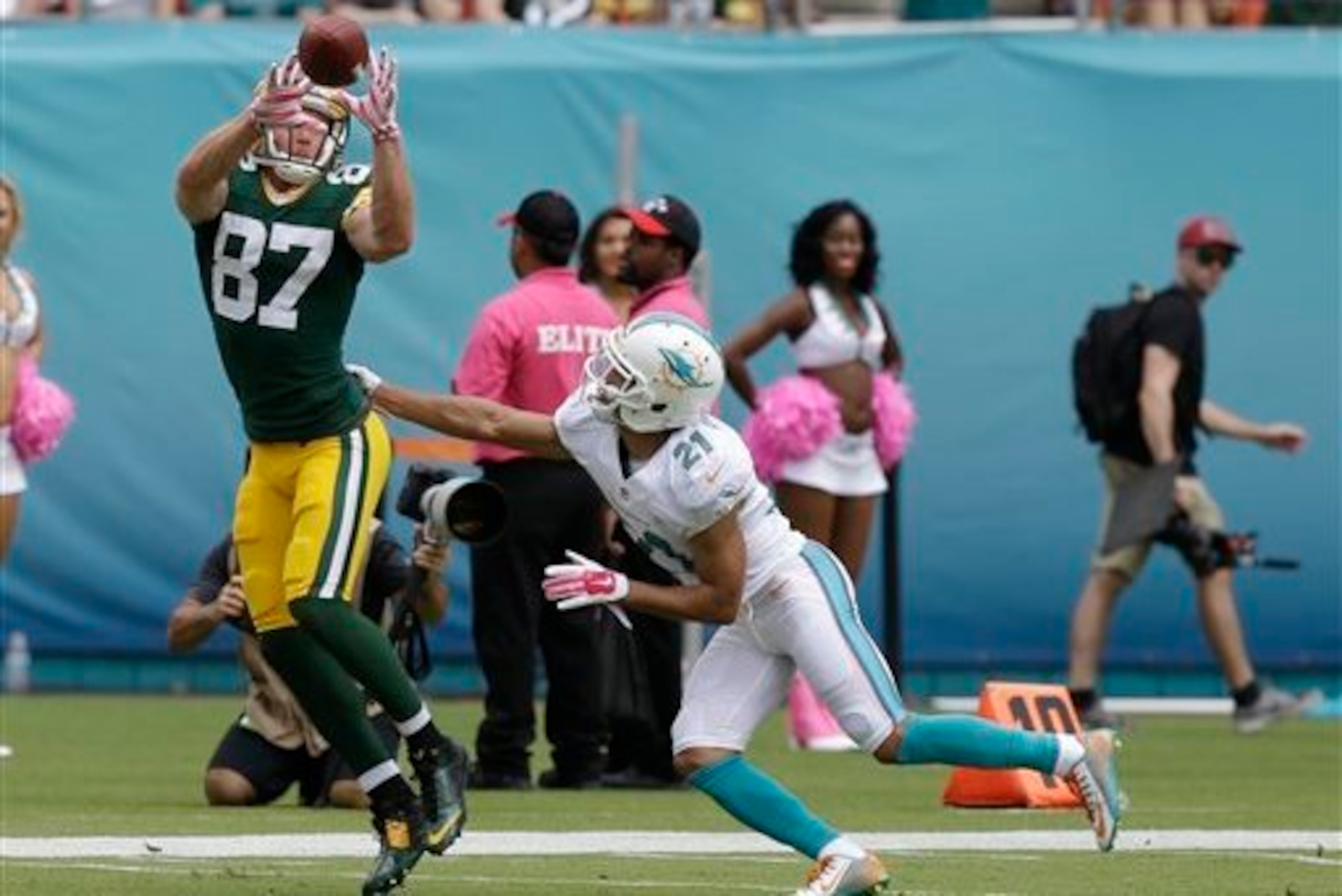 Jordy Nelson is a top-5 wide receiver, and even Brent Grimes couldn't stop him on Sunday