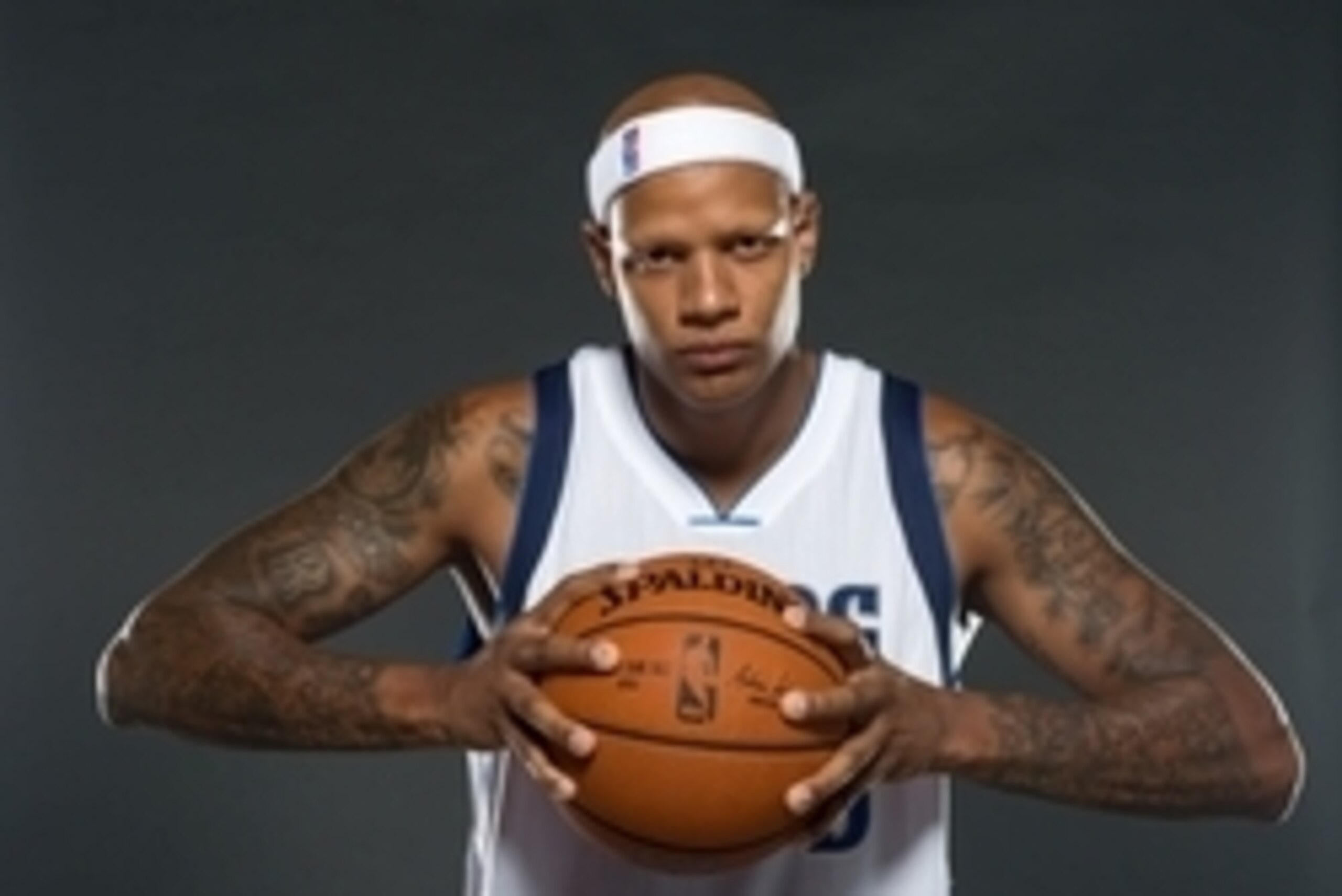 Sep 29, 2014; Dallas, TX, USA; Dallas Mavericks forward Charlie Villanueva (3) poses for a portrait during media day at the American Airlines Center. Mandatory Credit: Jerome Miron-USA TODAY Sports