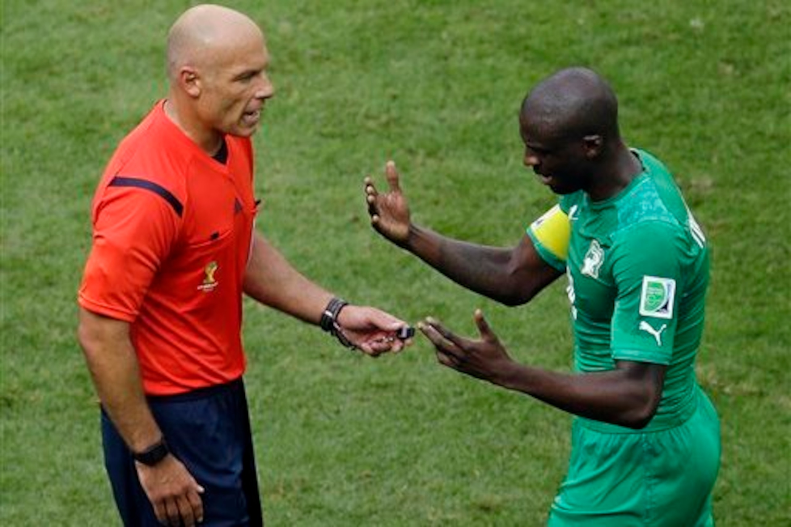 Yaya Toure scored for Ivory Coast. Yaya Toure scored for Ivory Coast.
