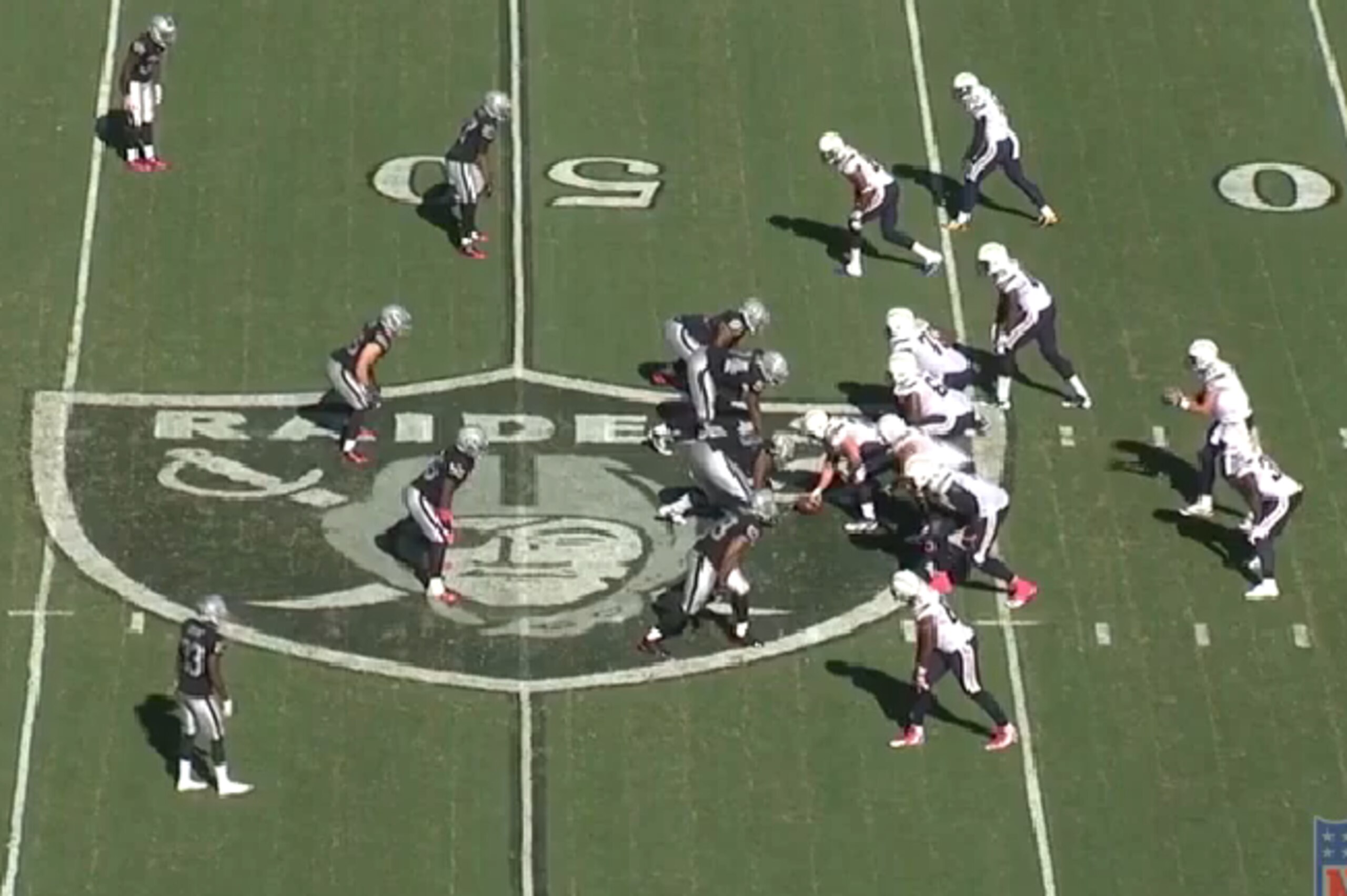 Notice Malcom Floyd and Keenan Allen bunched together at the top of the picture.
