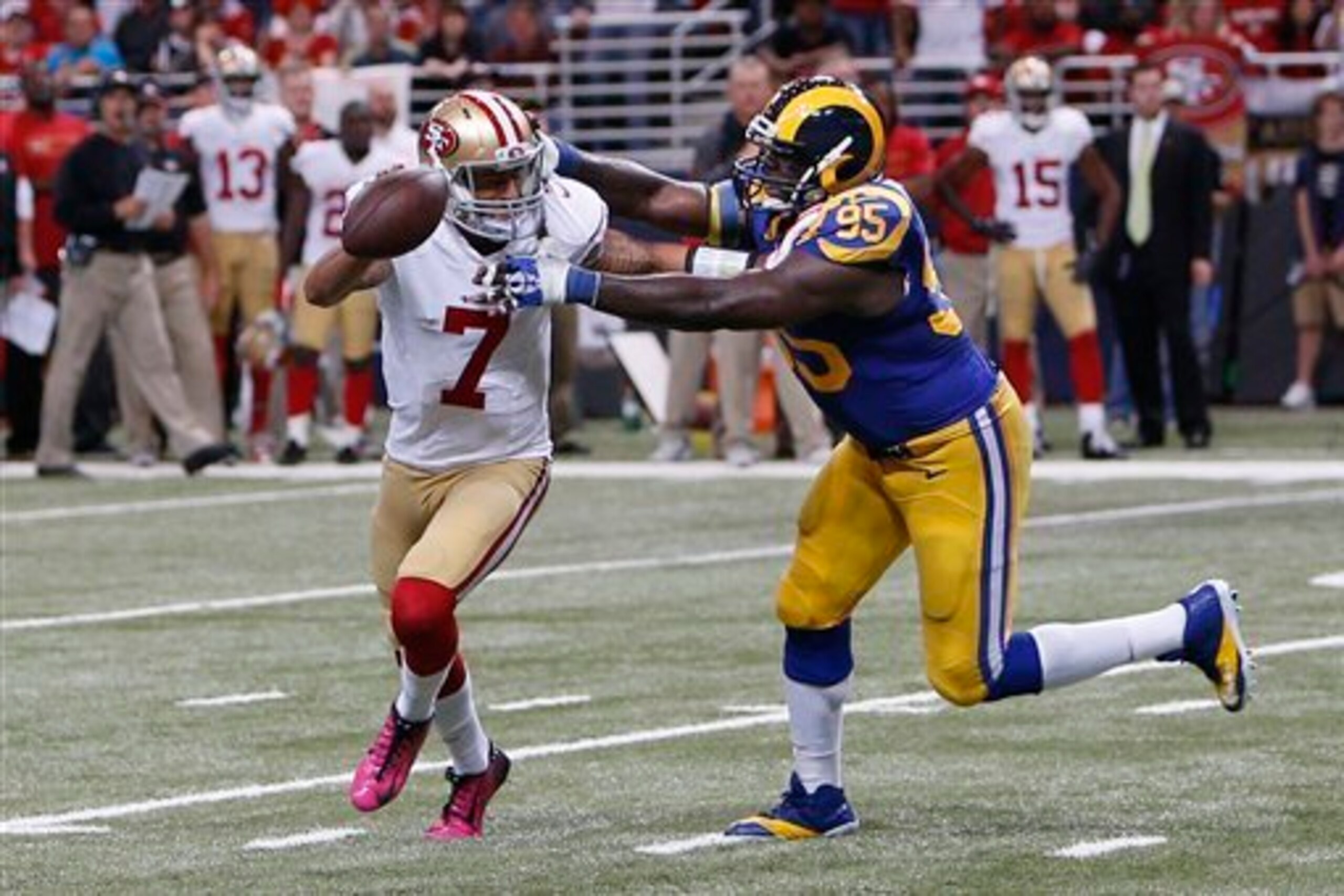Kaepernick's ability to extend plays outside the pocket may be a critical factor against Denver's pass rush.