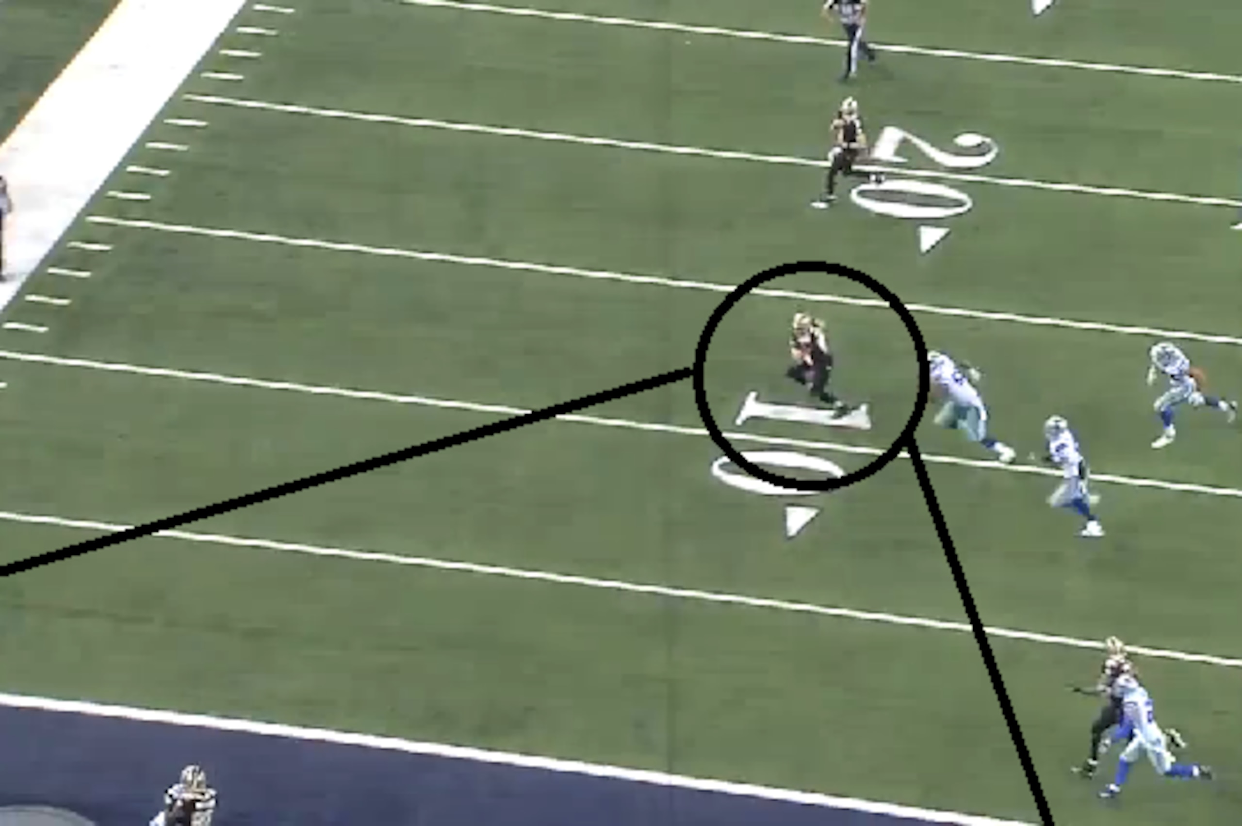 Hill touchdowns vs. Cowboys