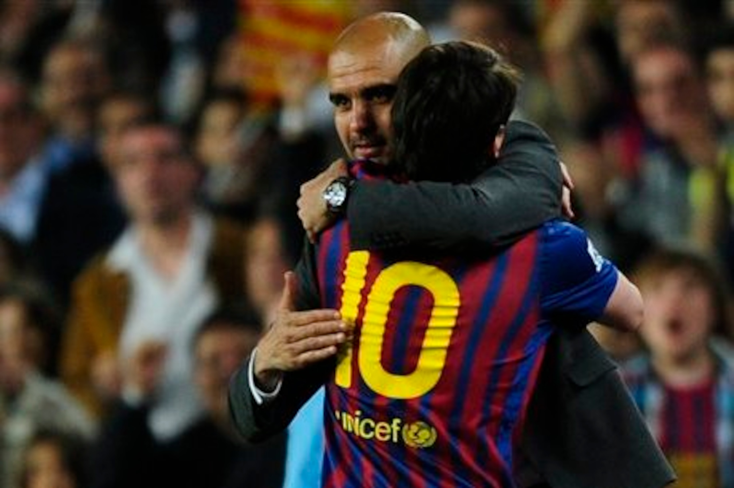 Guardiola helped turn Messi into a false nine.