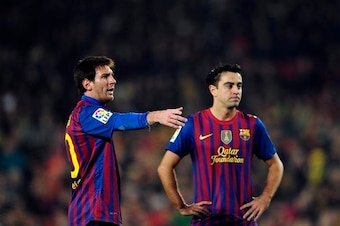 Messi could play in central midfield when he's older.