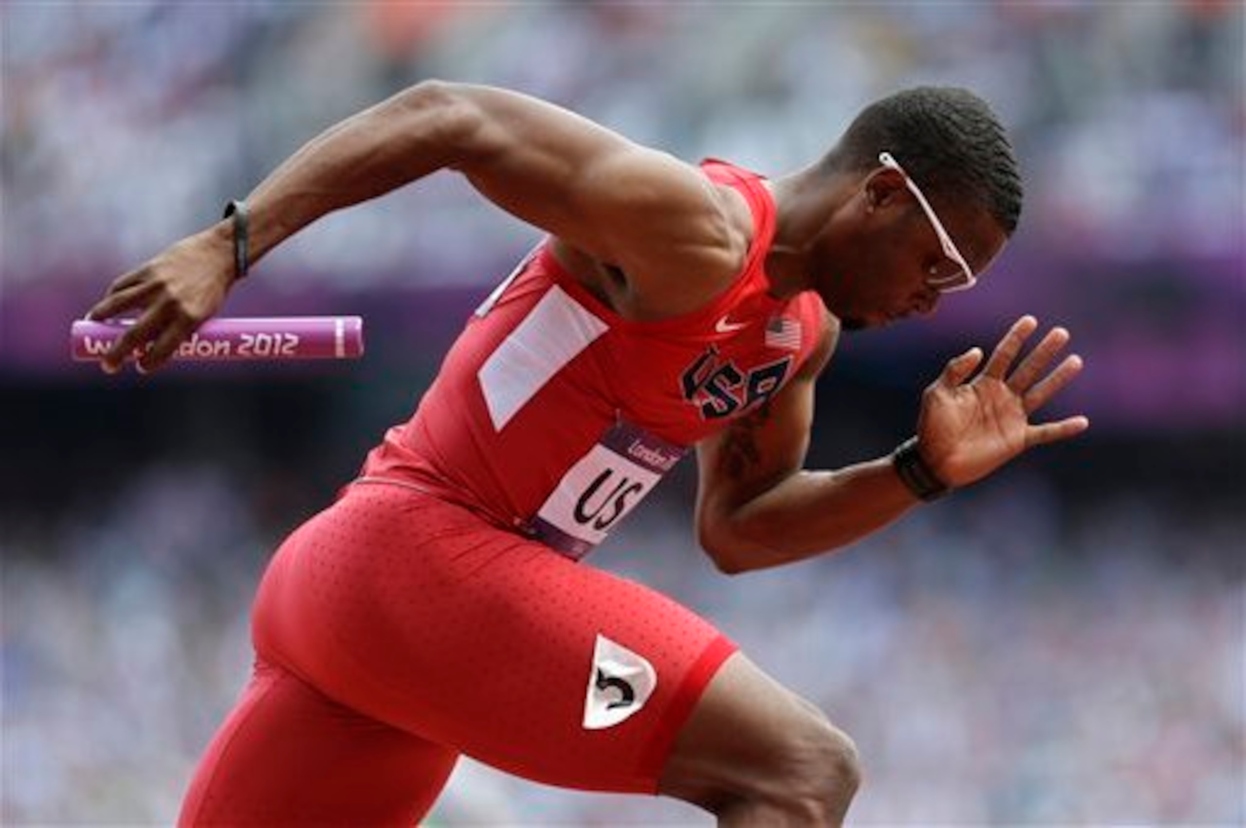 Manteo Mitchell at the 2012 Olympics