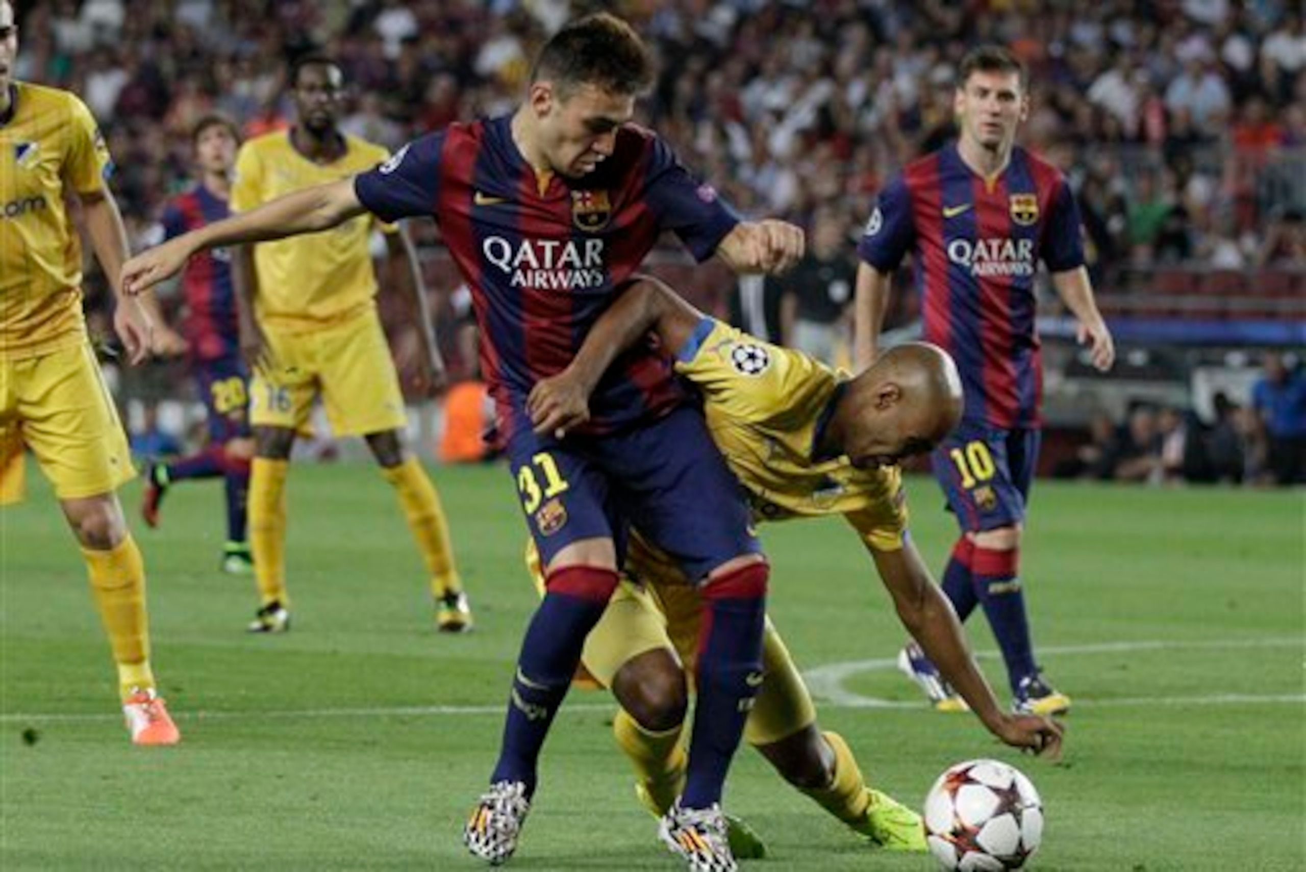 The likes of Munir want to muscle out Pedro. The likes of Munir want to muscle out Pedro.