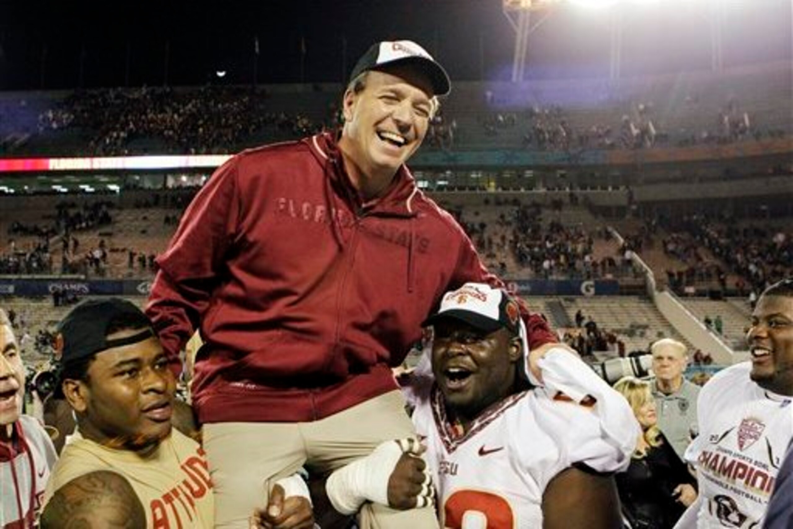 Jimbo Fisher at the 2011 Champs Sports Bowl