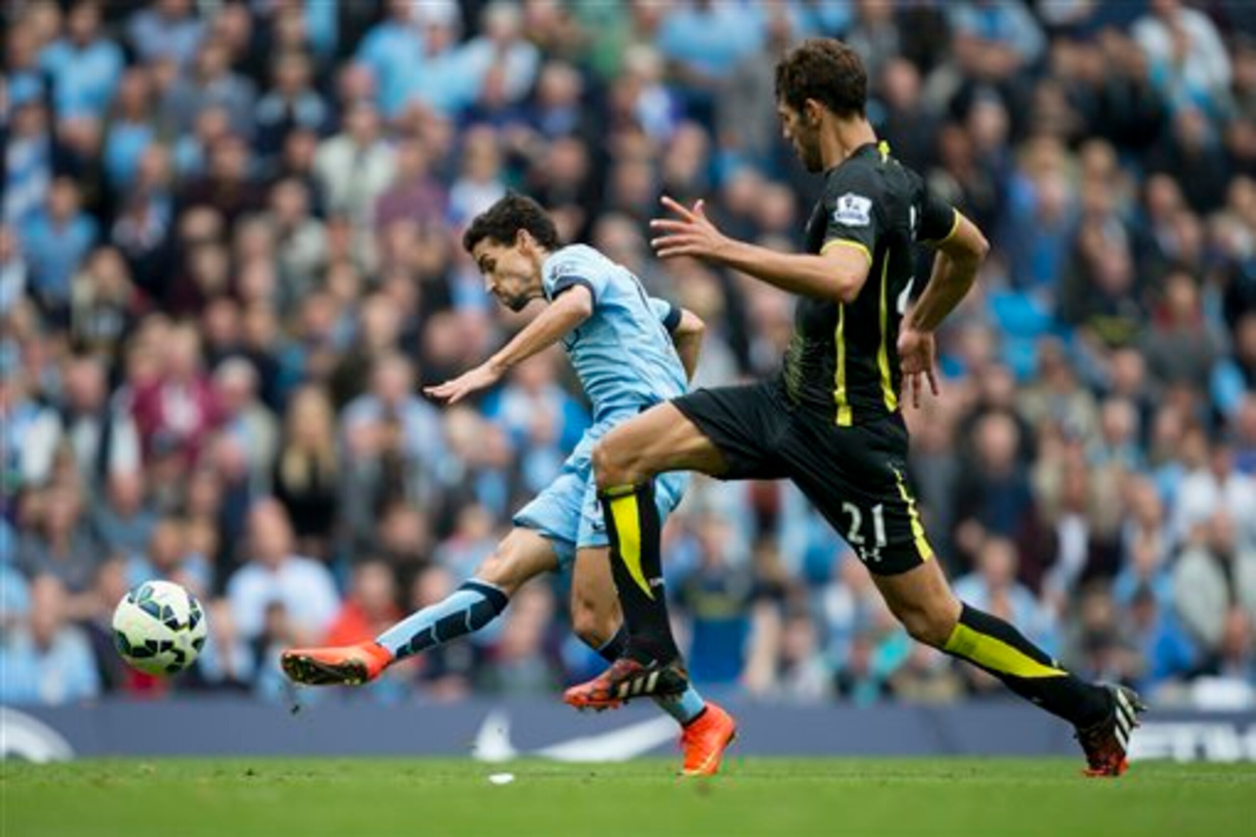 Spurs did not help themselves, but they also came up against a Man City side in good form on Saturday, including winger Jesus Navas.