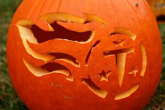 NASHVILLE, TN - OCTOBER 12:  A carved Tennessee Titans pumpkin seen prior to a game between the Tennessee Titans and the Jacksonville Jaguars at LP Field on October 12, 2014 in Nashville, Tennessee.  (Photo by Wesley Hitt/Getty Images)