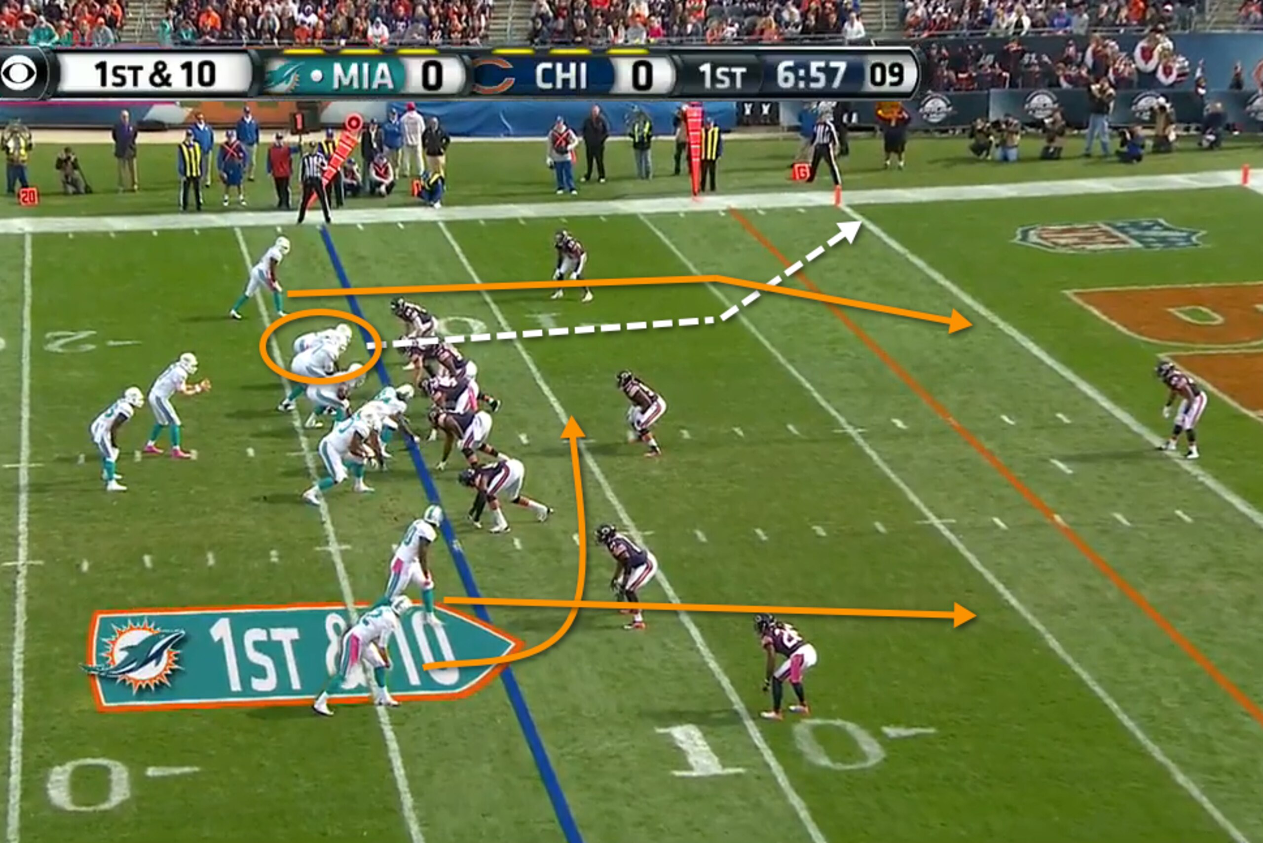 Tannehill's touchdown pass to Charles Clay was well-designed and executed