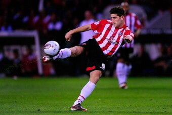 SHEFFIELD, ENGLAND - MARCH 28:  Sheffield United player Ched Evans in action during the npower League One game between Sheffield United and Chesterfield at Bramall Lane on March 28, 2012 in Sheffield, England.  (Photo by Stu Forster/Getty Images)