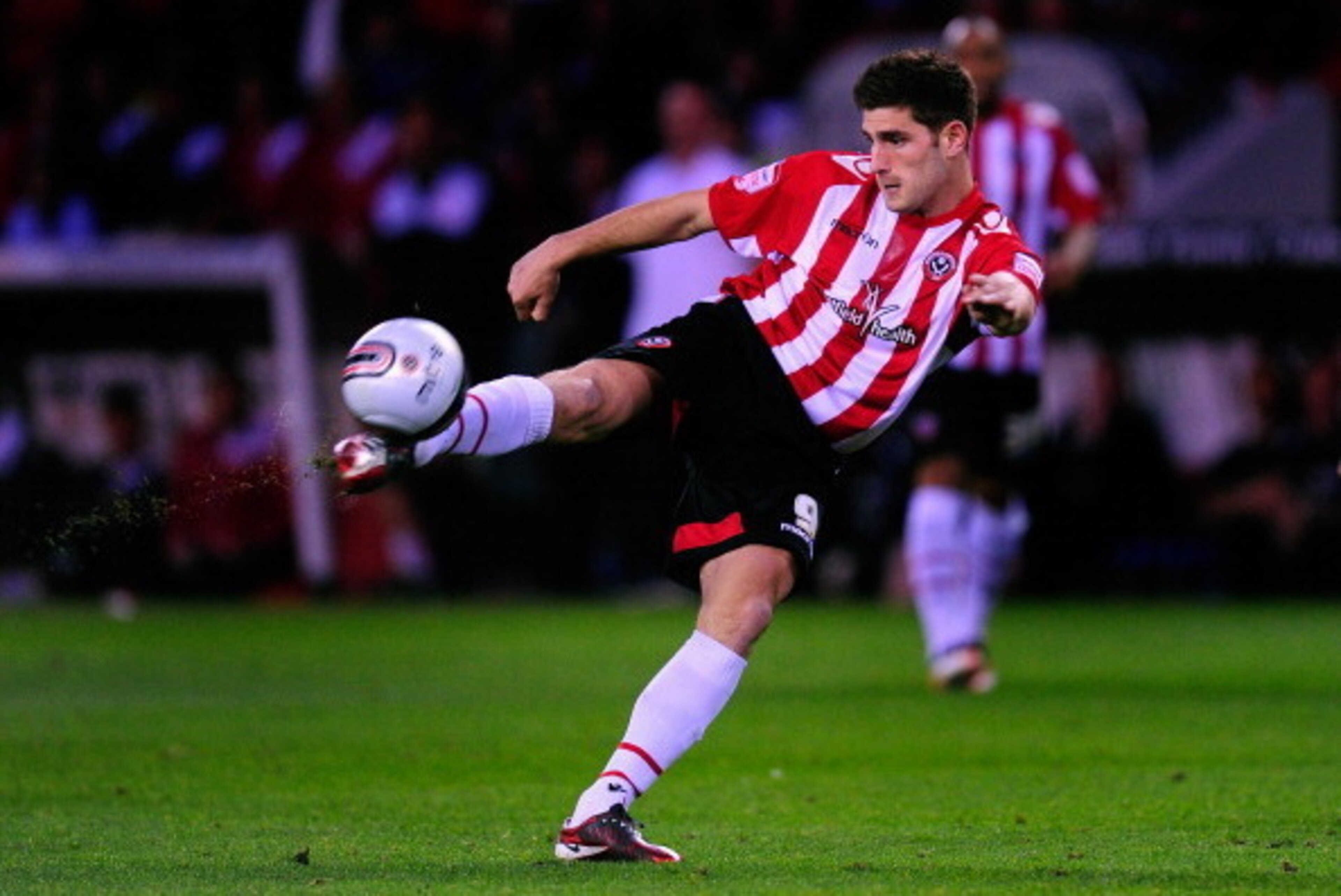 SHEFFIELD, ENGLAND - MARCH 28: Sheffield United player Ched Evans in action during the npower League One game between Sheffield United and Chesterfield at Bramall Lane on March 28, 2012 in Sheffield, England. (Photo by Stu Forster/Getty Images) SHEFFIELD, ENGLAND - MARCH 28: Sheffield United player Ched Evans in action during the npower League One game between Sheffield United and Chesterfield at Bramall Lane on March 28, 2012 in Sheffield, England. (Photo by Stu Forster/Getty Images)