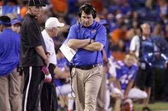 Florida head coach Will Muschamp hasn't given up on recruiting despite recent on field struggles.