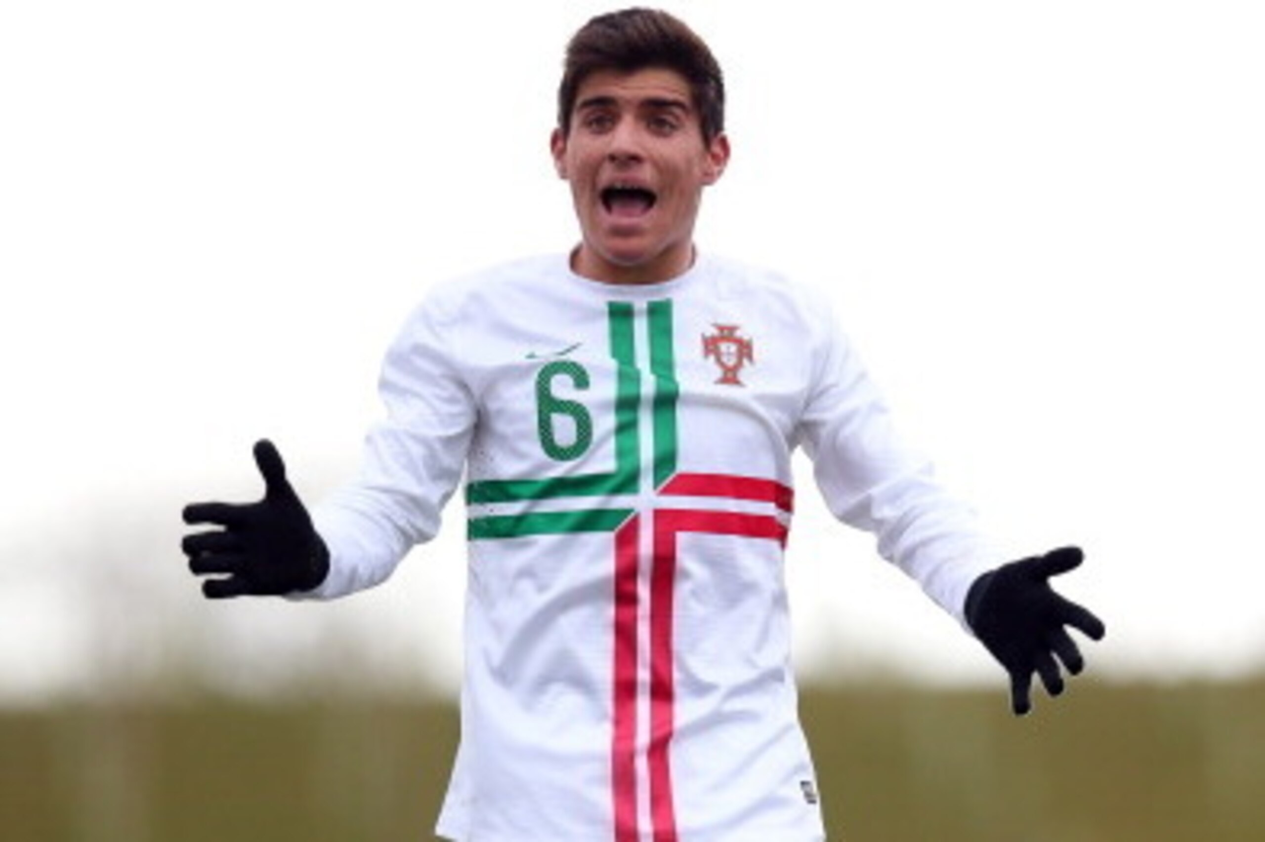 BURTON-UPON-TRENT, ENGLAND - MARCH 28:  Ruben Neves of Portugal in action during the UEFA European Under-17 Championship  Elite Round match between Russia and Portugal on March 28, 2013 in Burton-upon-Trent, England.  (Photo by Julian Finney/Getty Images)