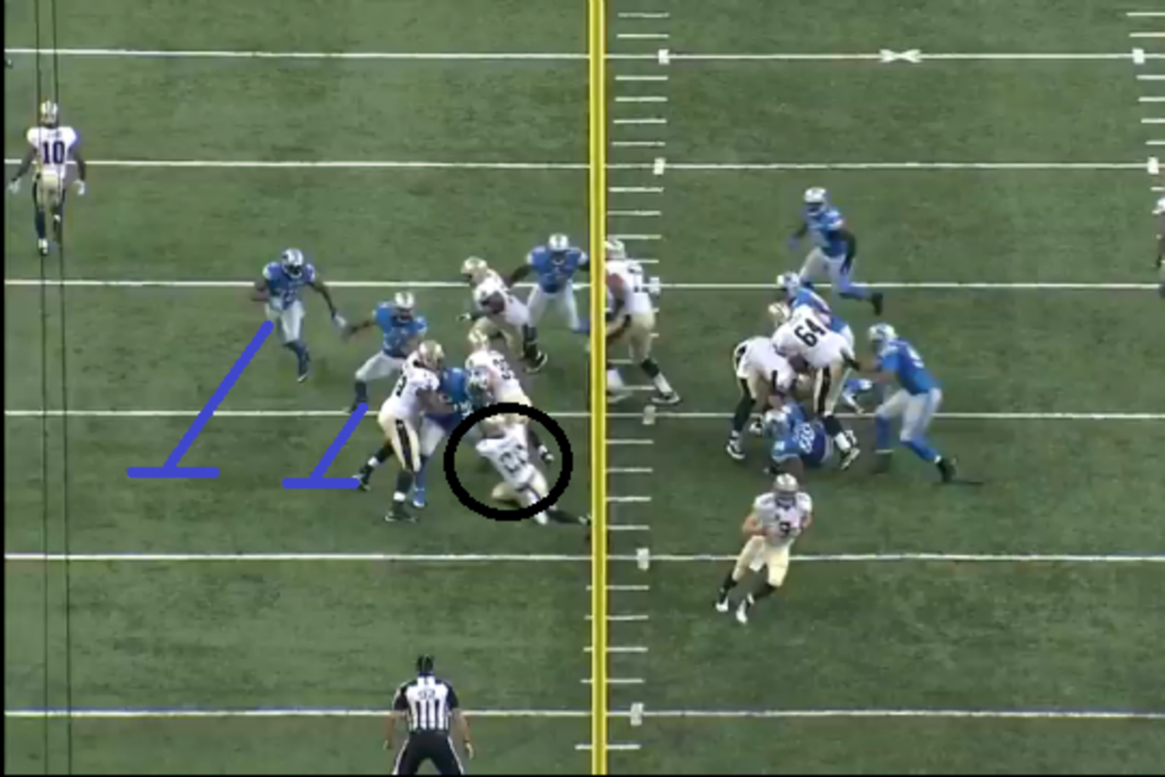 Ingram's third carry vs. Lions